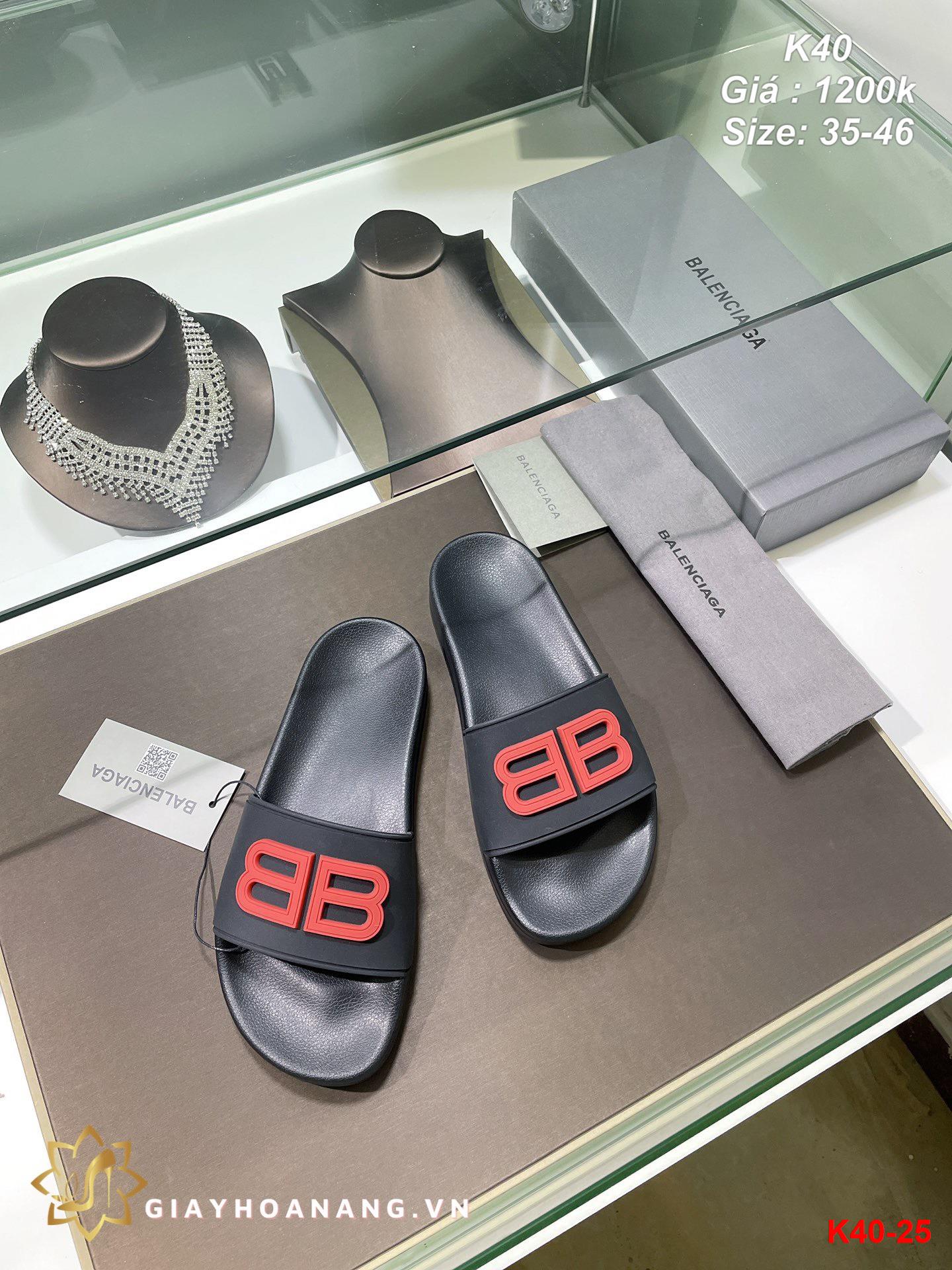 K40-25 Balenciaga dép siêu cấp