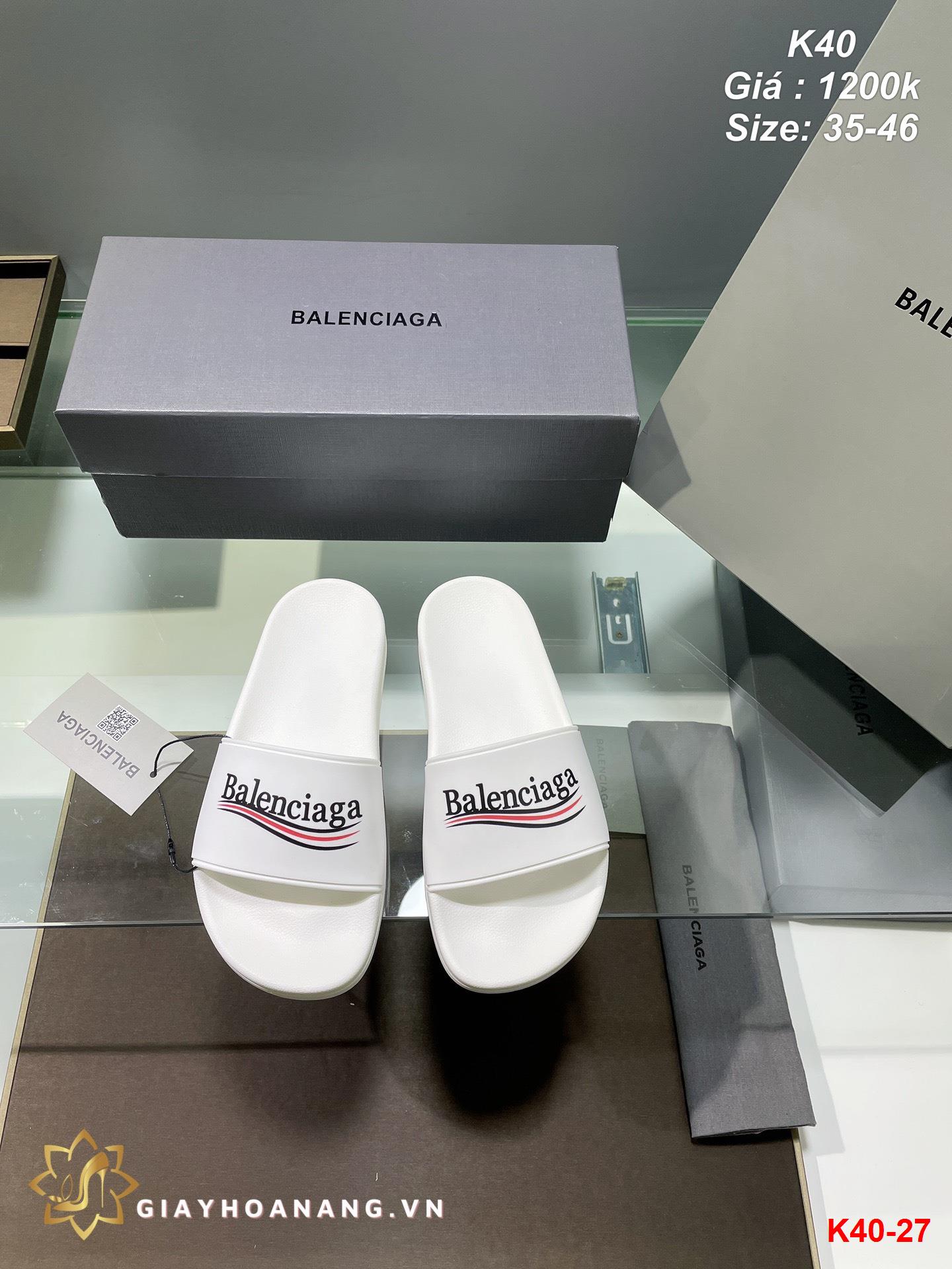 K40-27 Balenciaga dép siêu cấp