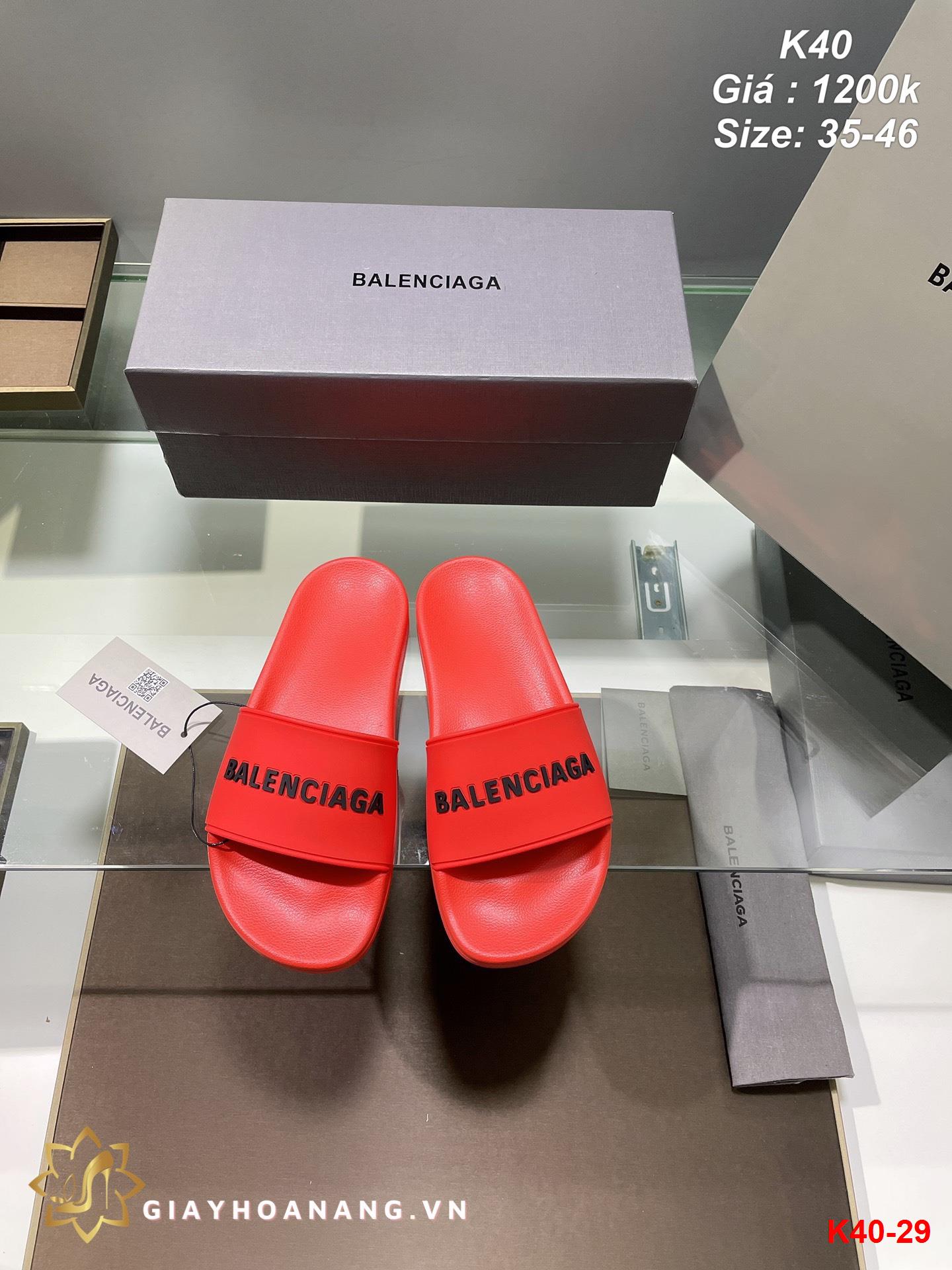 K40-29 Balenciaga dép siêu cấp