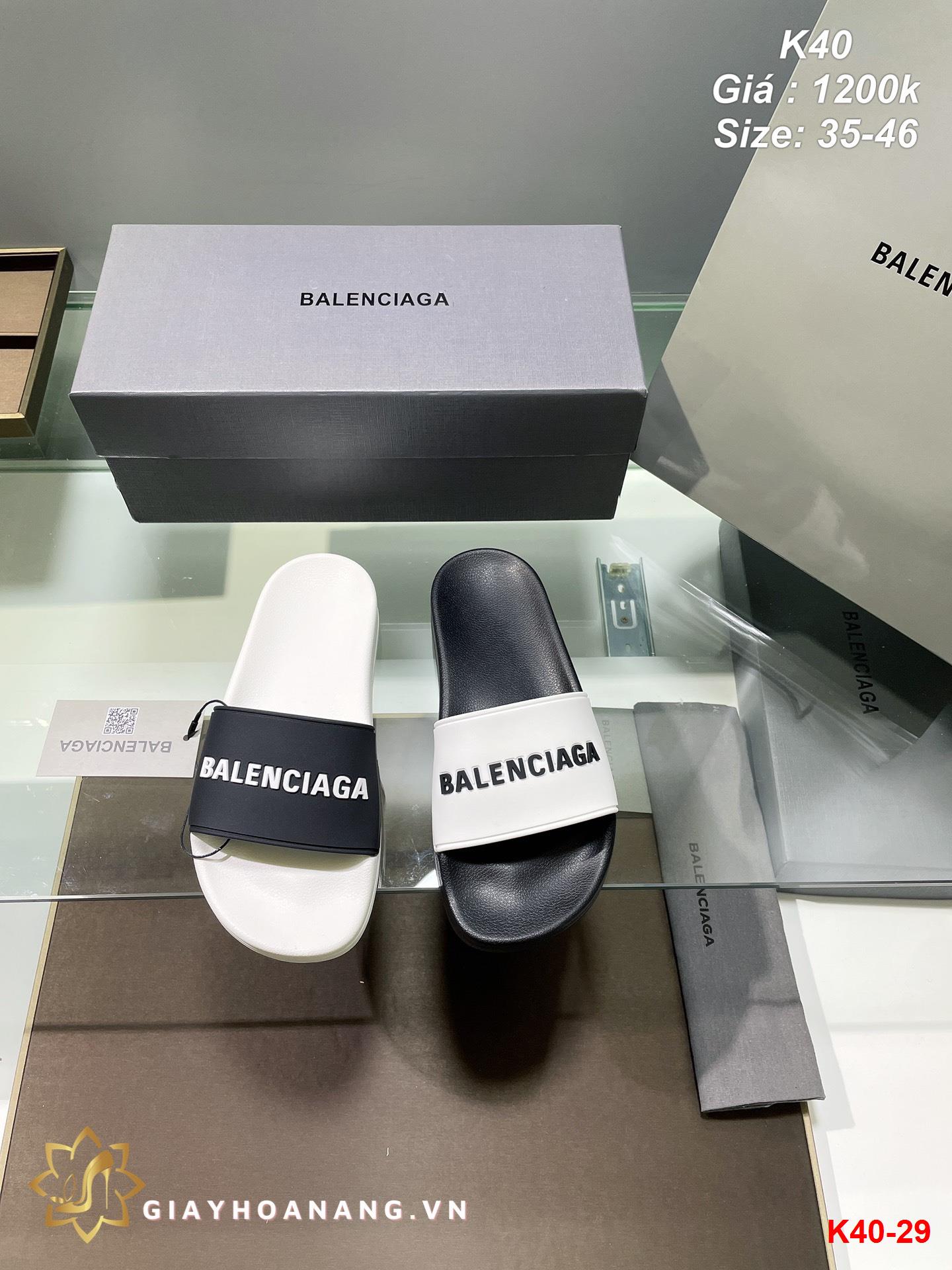 K40-29 Balenciaga dép siêu cấp