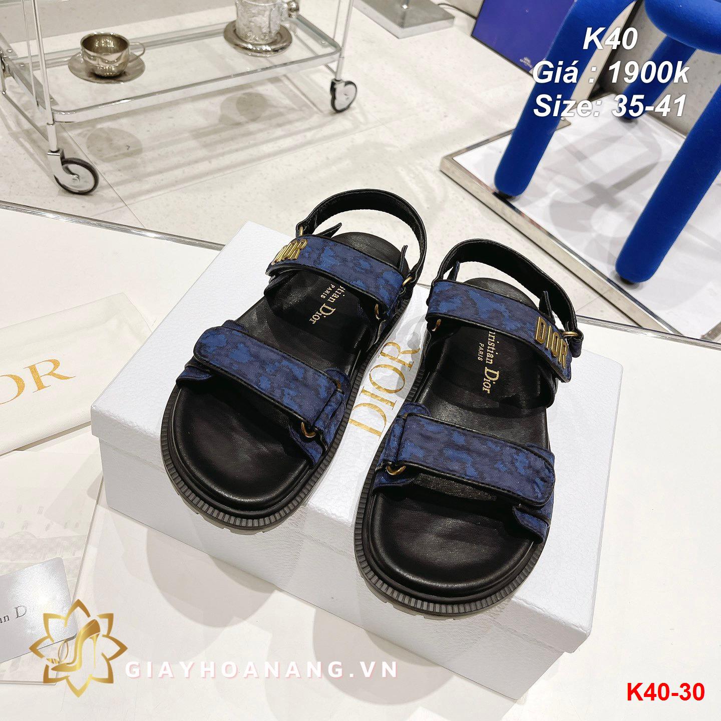 K40-30 Dior sandal siêu cấp