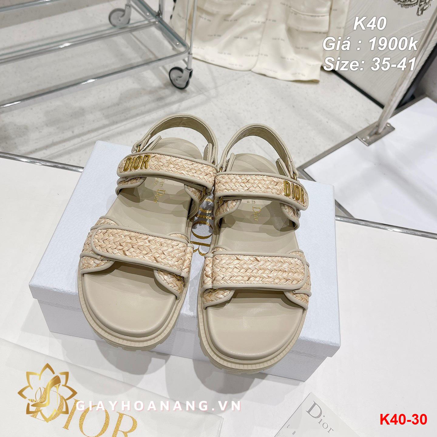 K40-30 Dior sandal siêu cấp