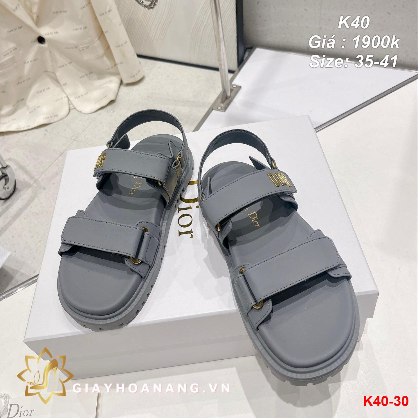 K40-30 Dior sandal siêu cấp