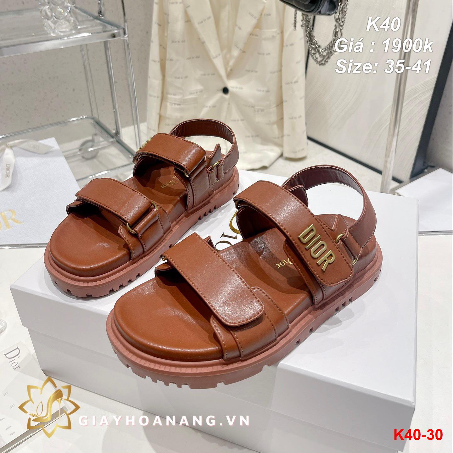 K40-30 Dior sandal siêu cấp