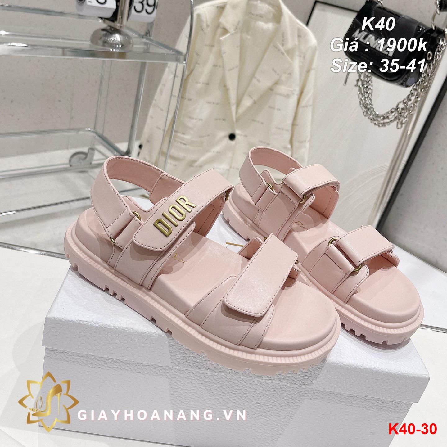 K40-30 Dior sandal siêu cấp