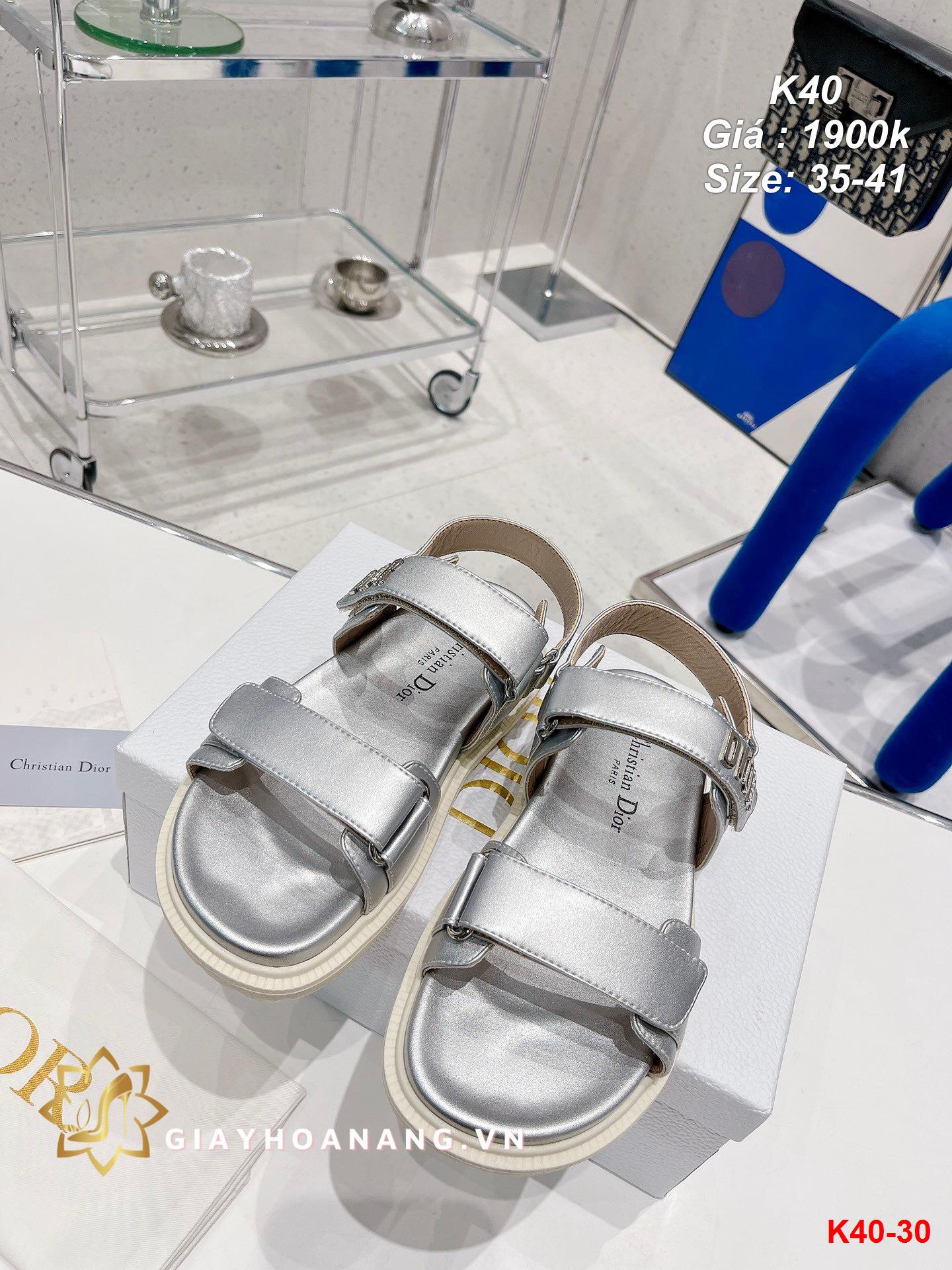 K40-30 Dior sandal siêu cấp