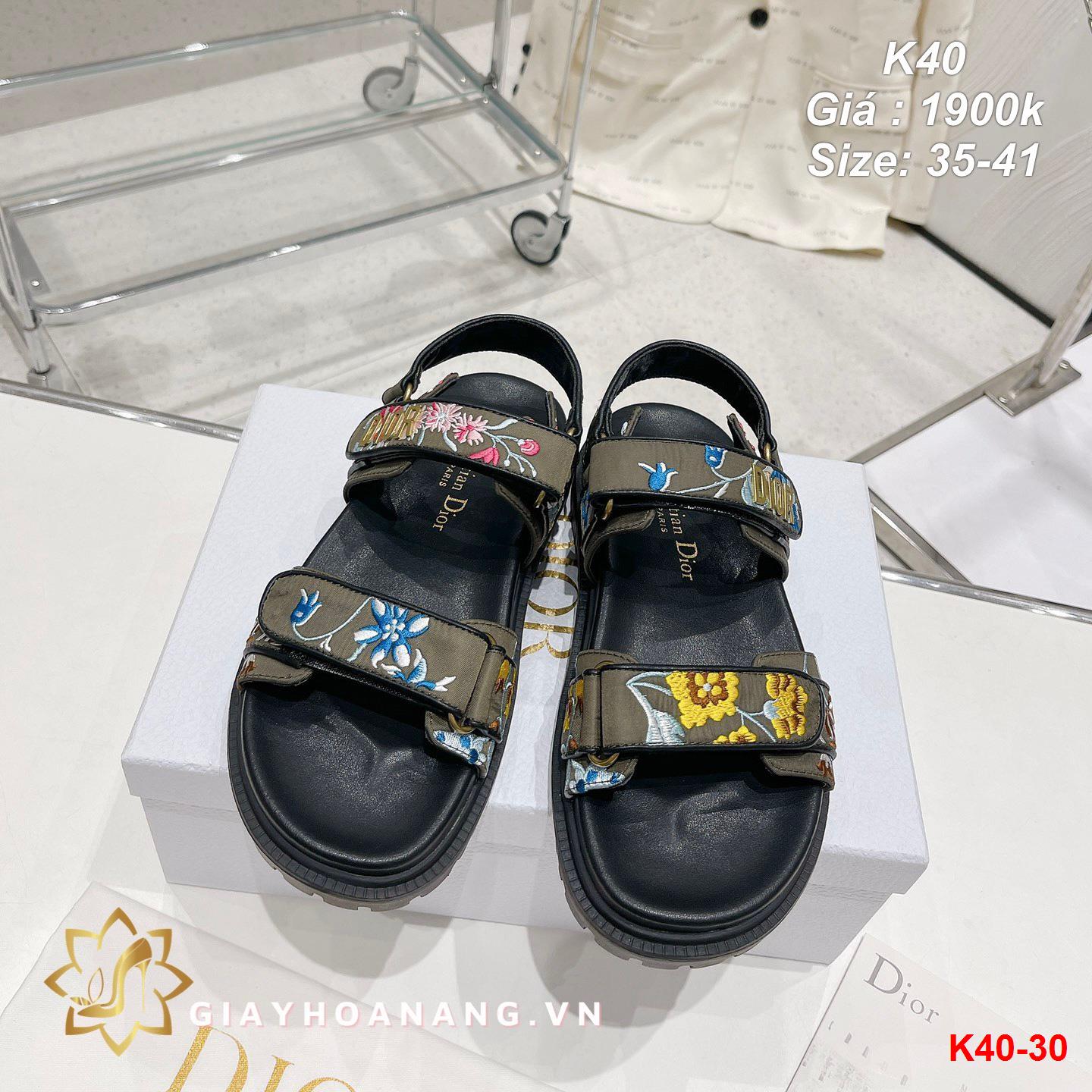 K40-30 Dior sandal siêu cấp