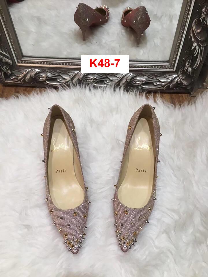 K48-7 Louboutin giày cao 9cm siêu cấp