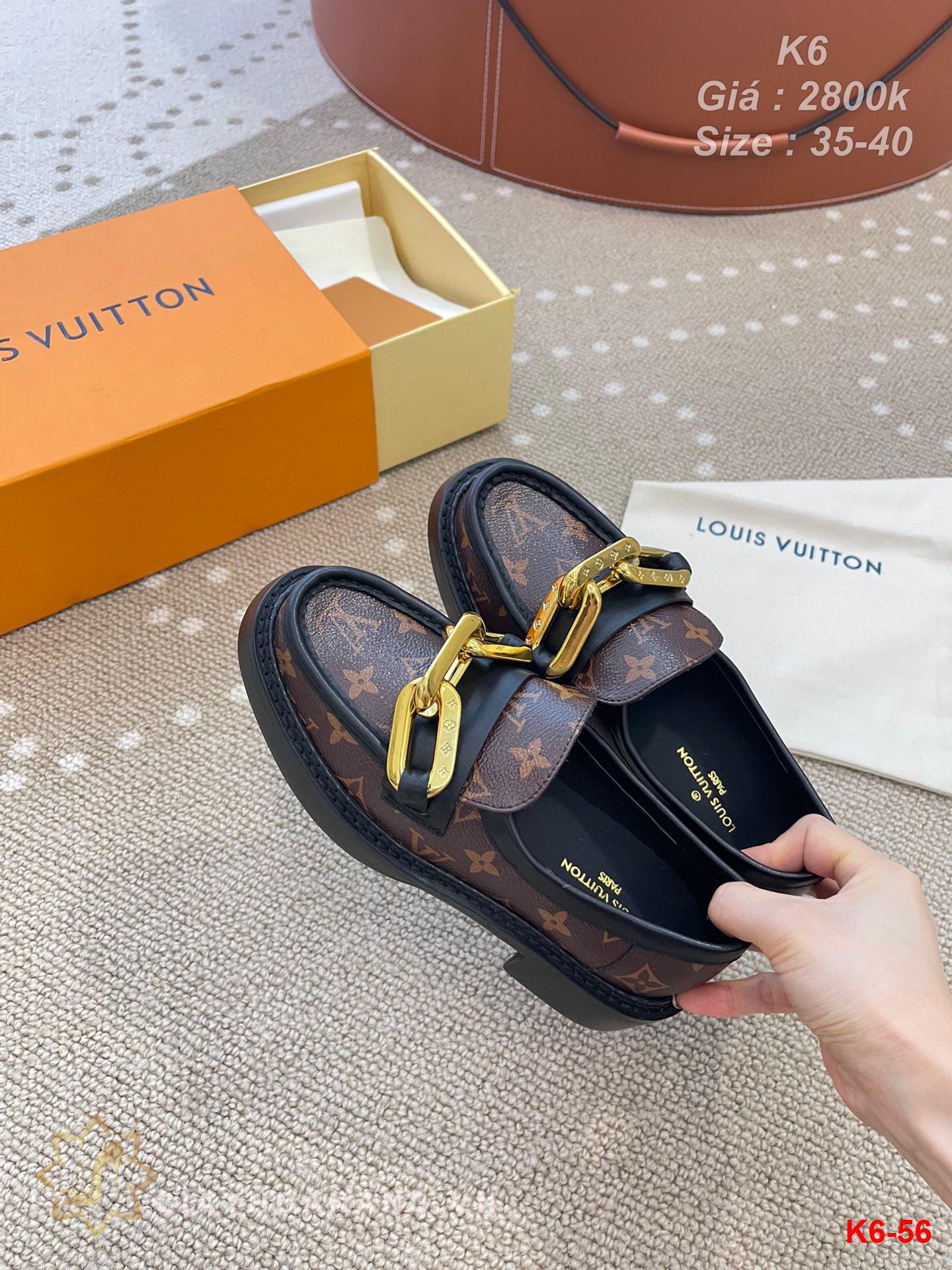 K6-56 Louis Vuitton giày lười siêu cấp