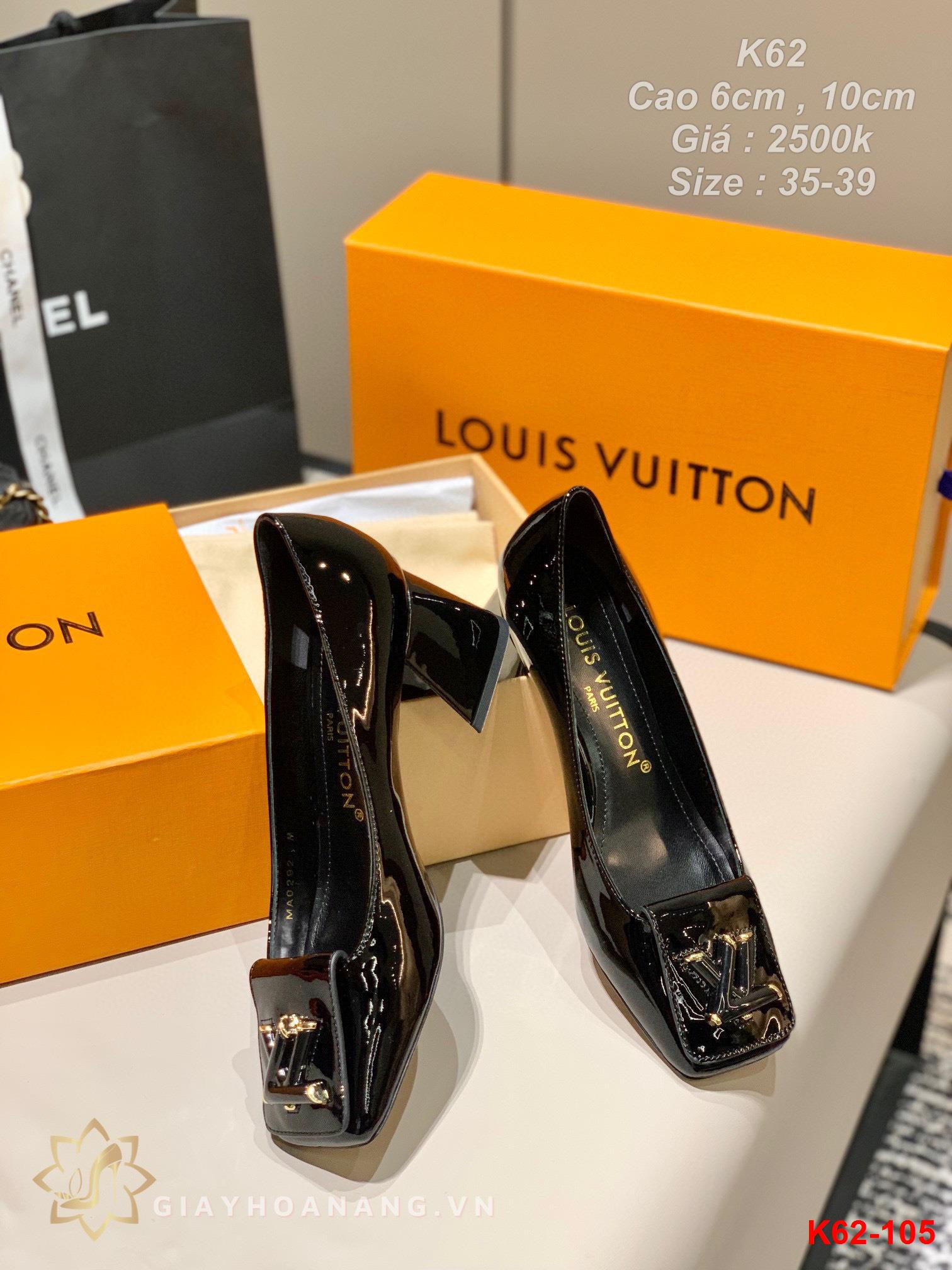 K62-105 Louis Vuitton giày cao 6cm , 10cm siêu cấp