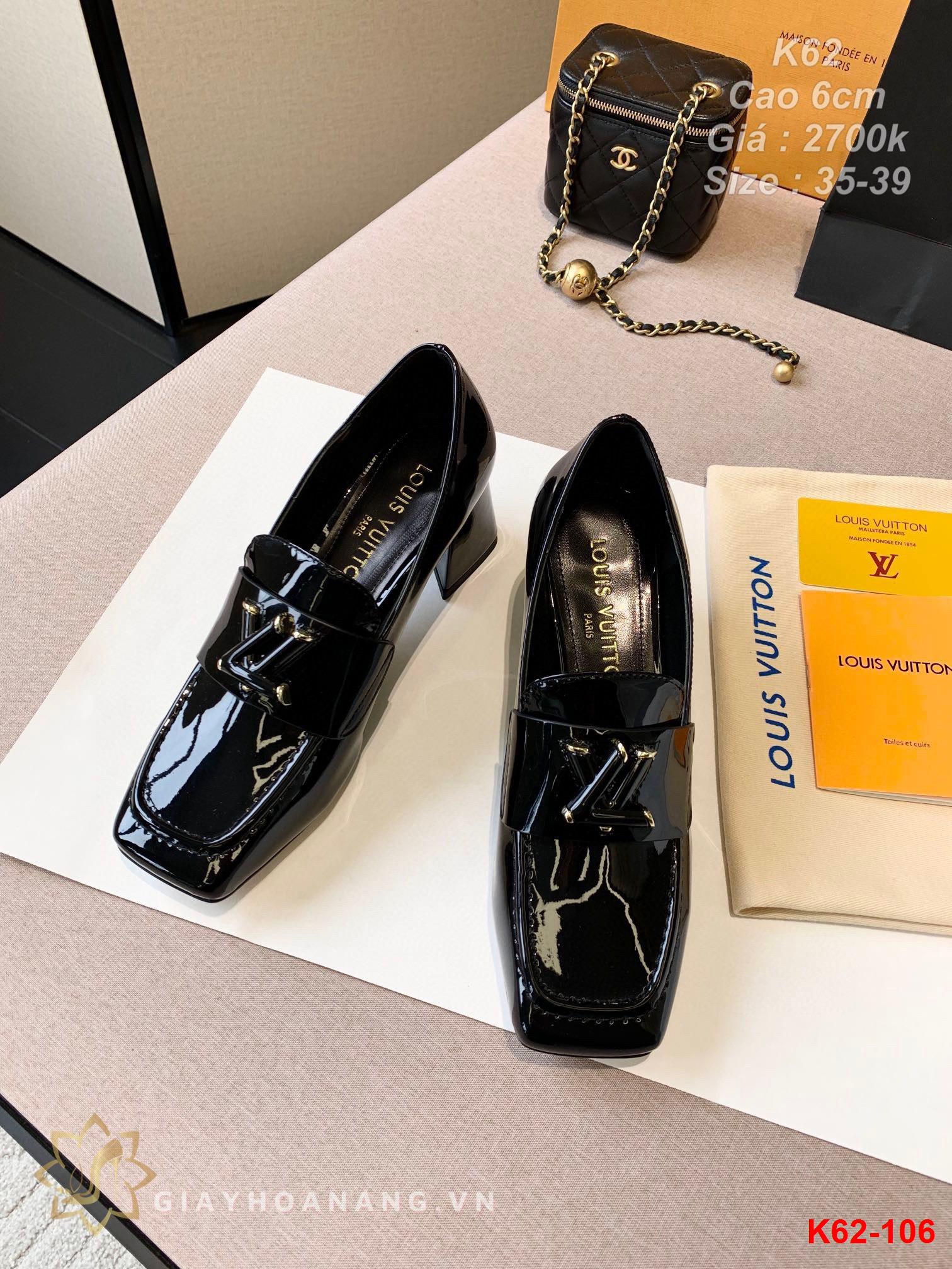K62-106 Louis Vuitton giày cao 6cm siêu cấp