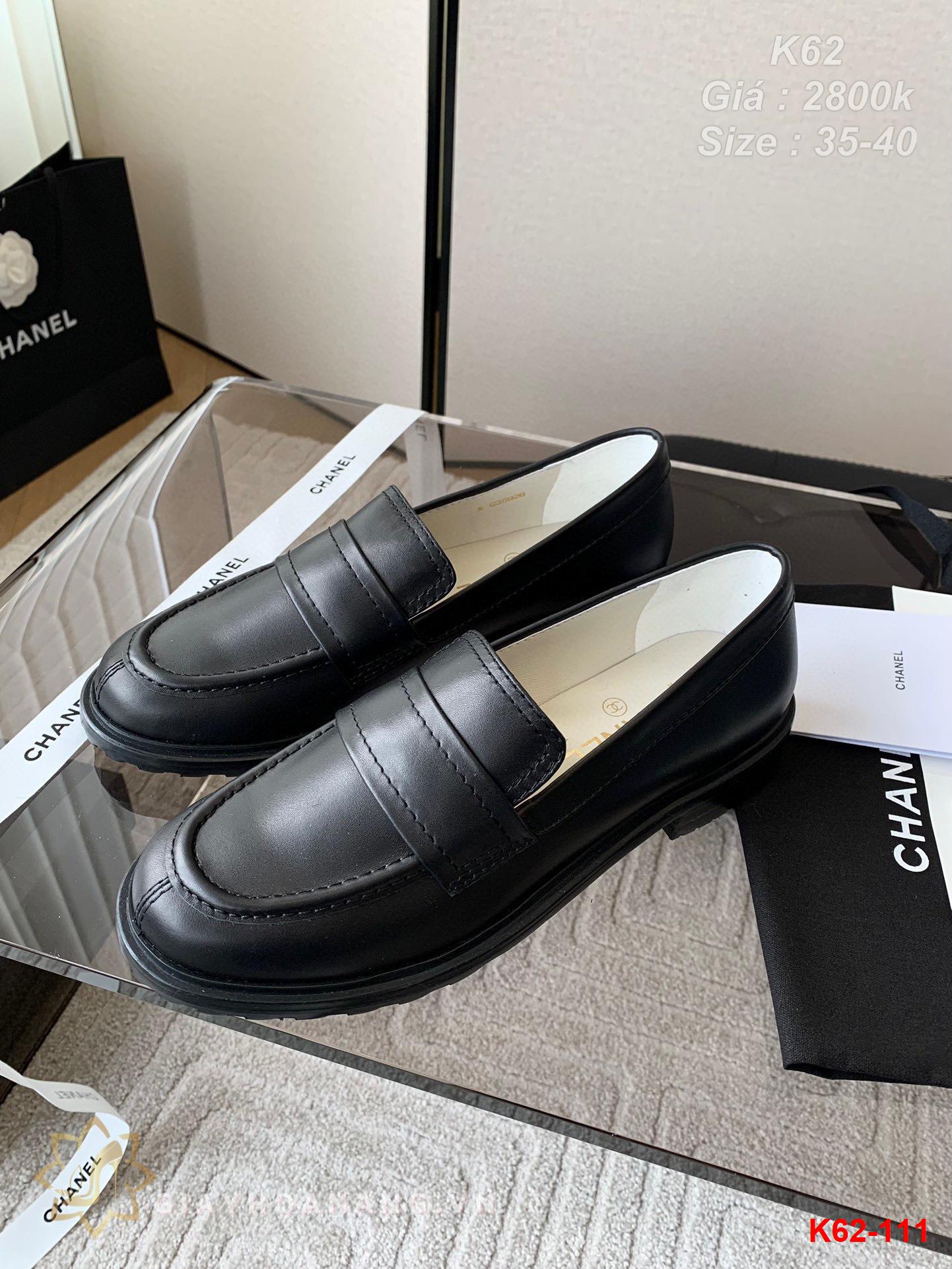 K62-111 Chanel giày lười siêu cấp