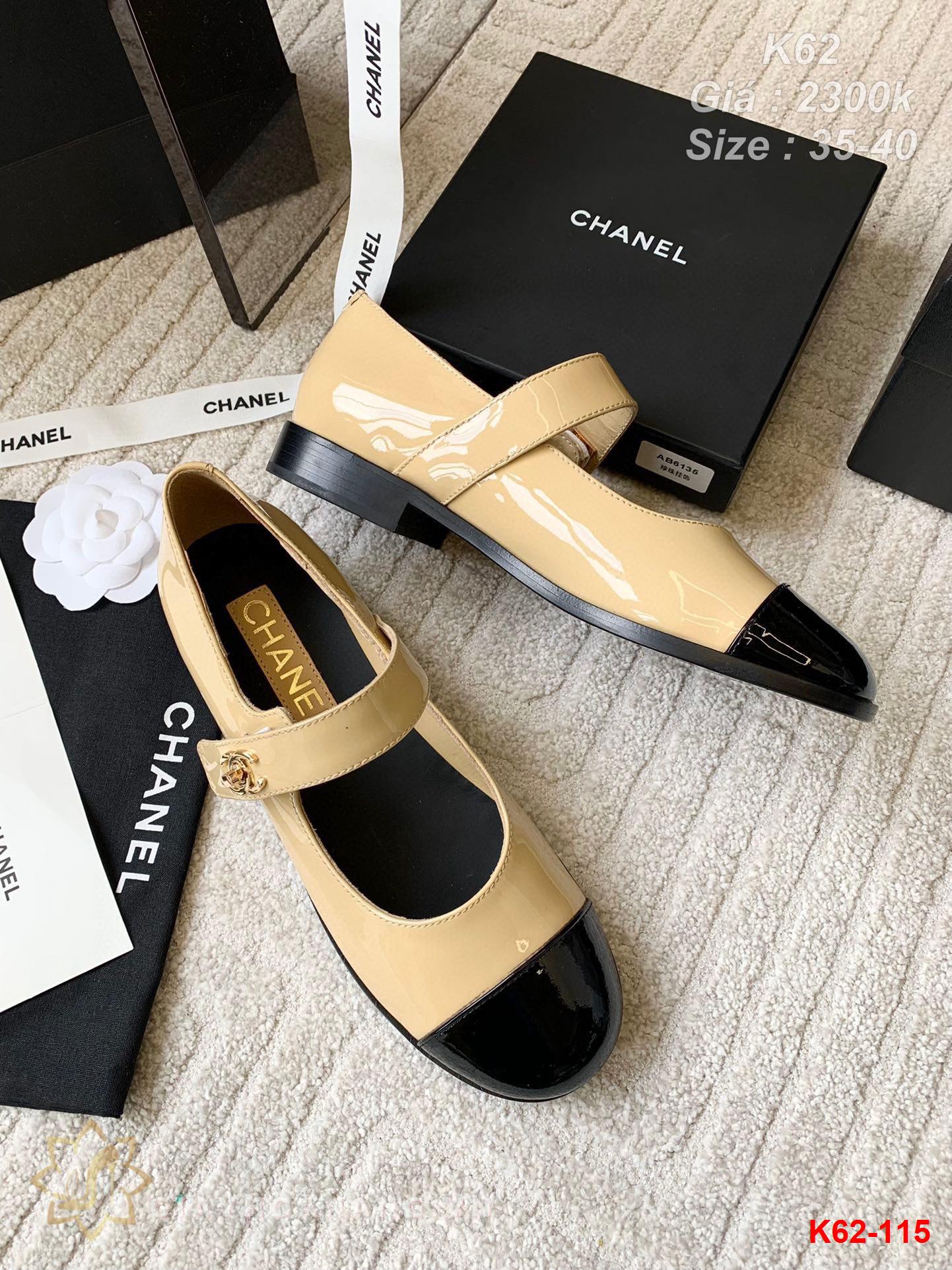 K62-115 Chanel giày bệt siêu cấp