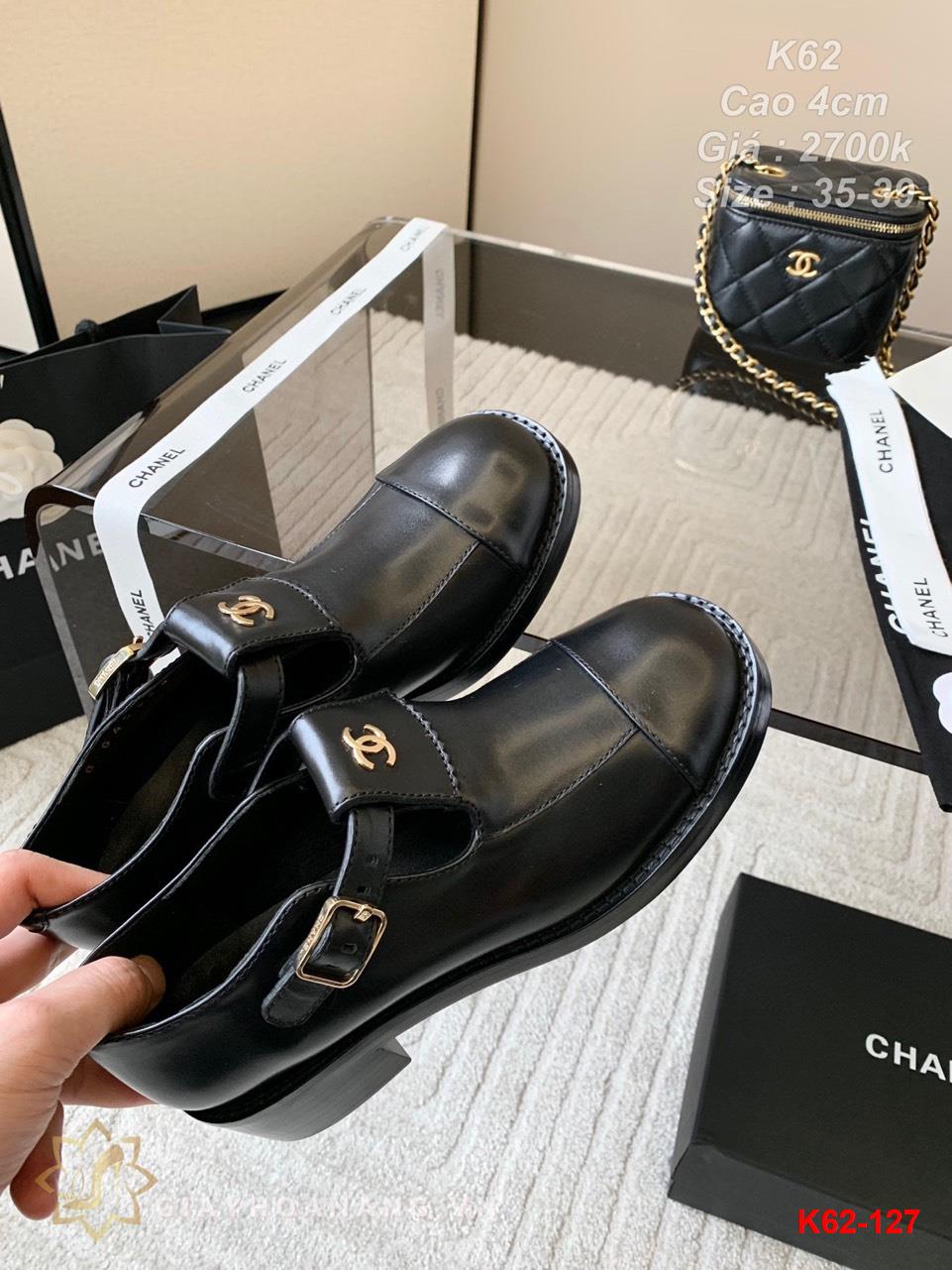 K62-127 Chanel giày cao 4cm siêu cấp