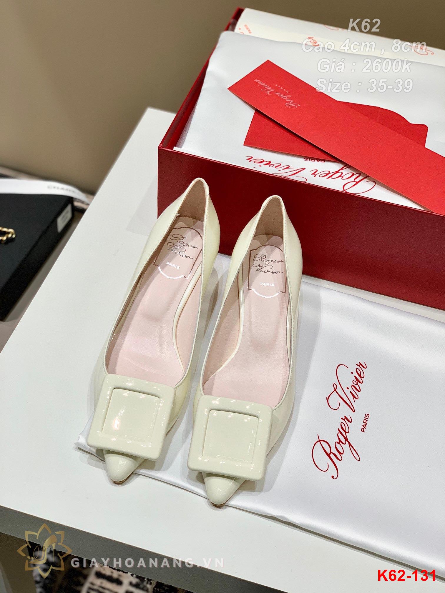 K62-131 Roger Vivier giày cao gót 4cm , 8cm siêu cấp