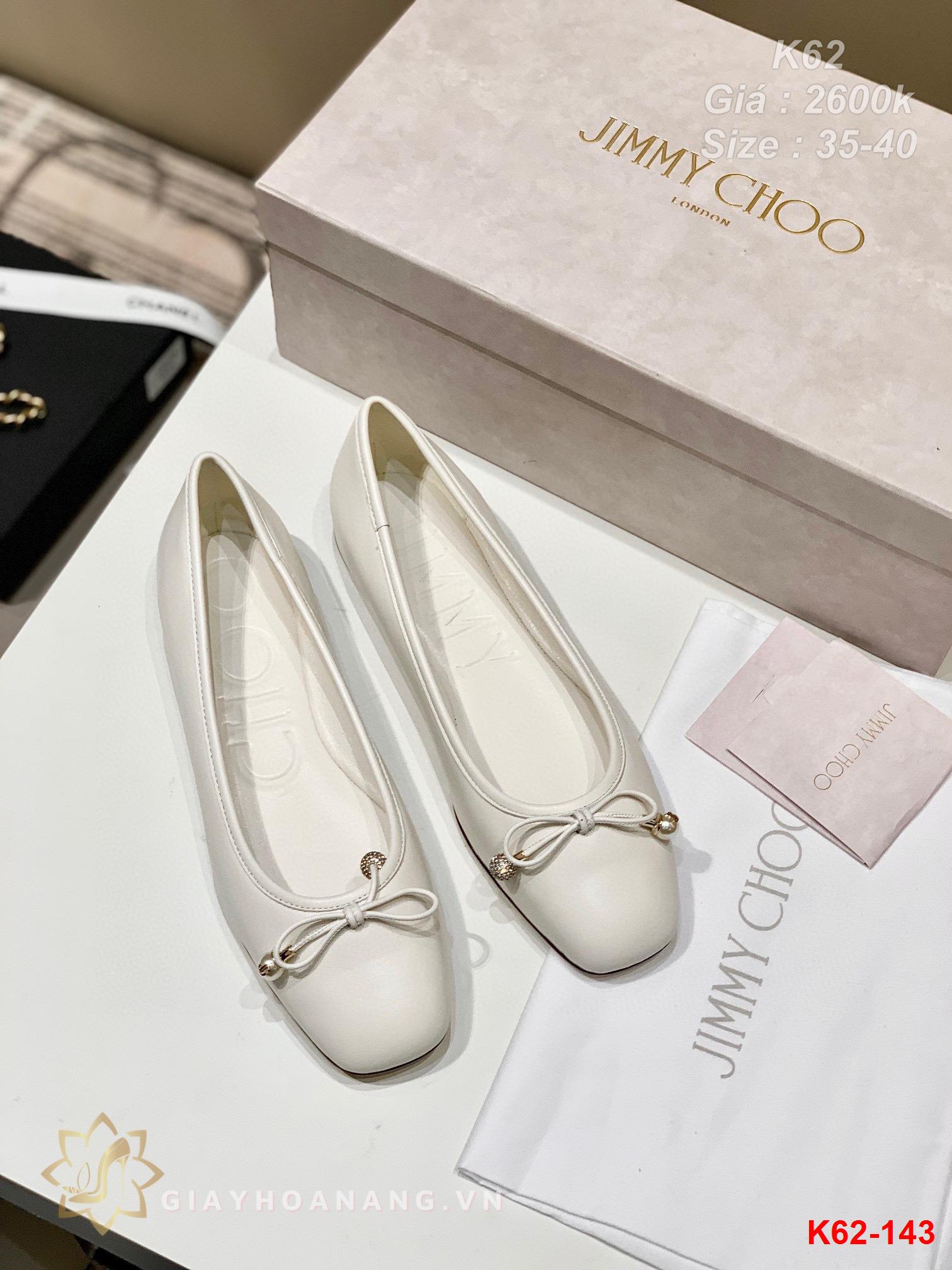 K62-143 Jimmy Choo giày bệt siêu cấp