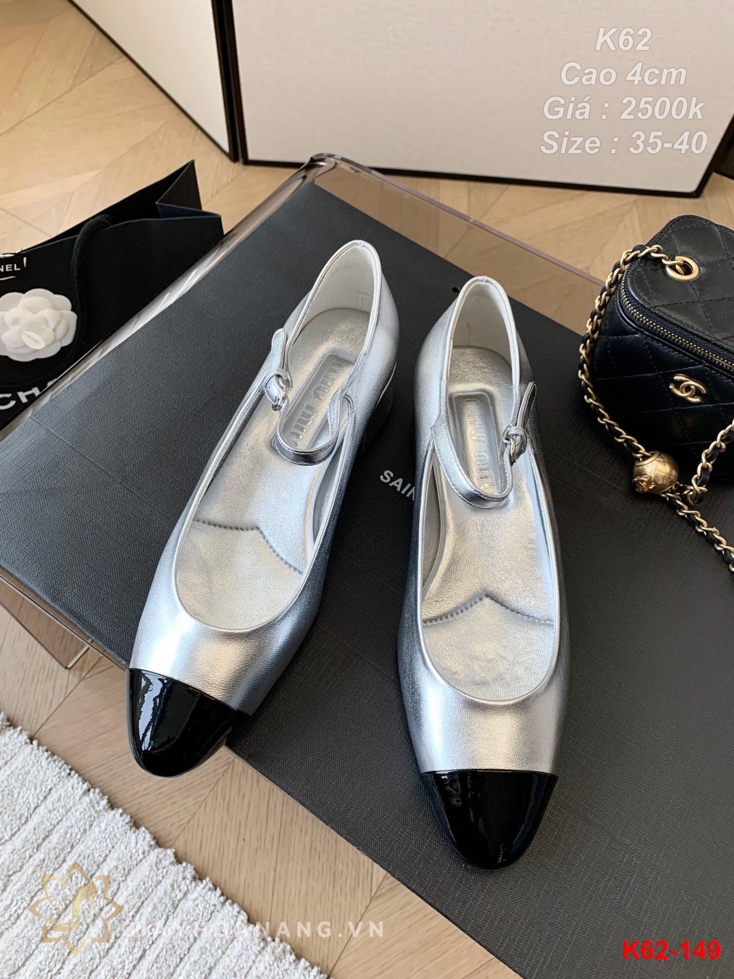 K62-149 Chanel giày cao gót 4cm siêu cấp
