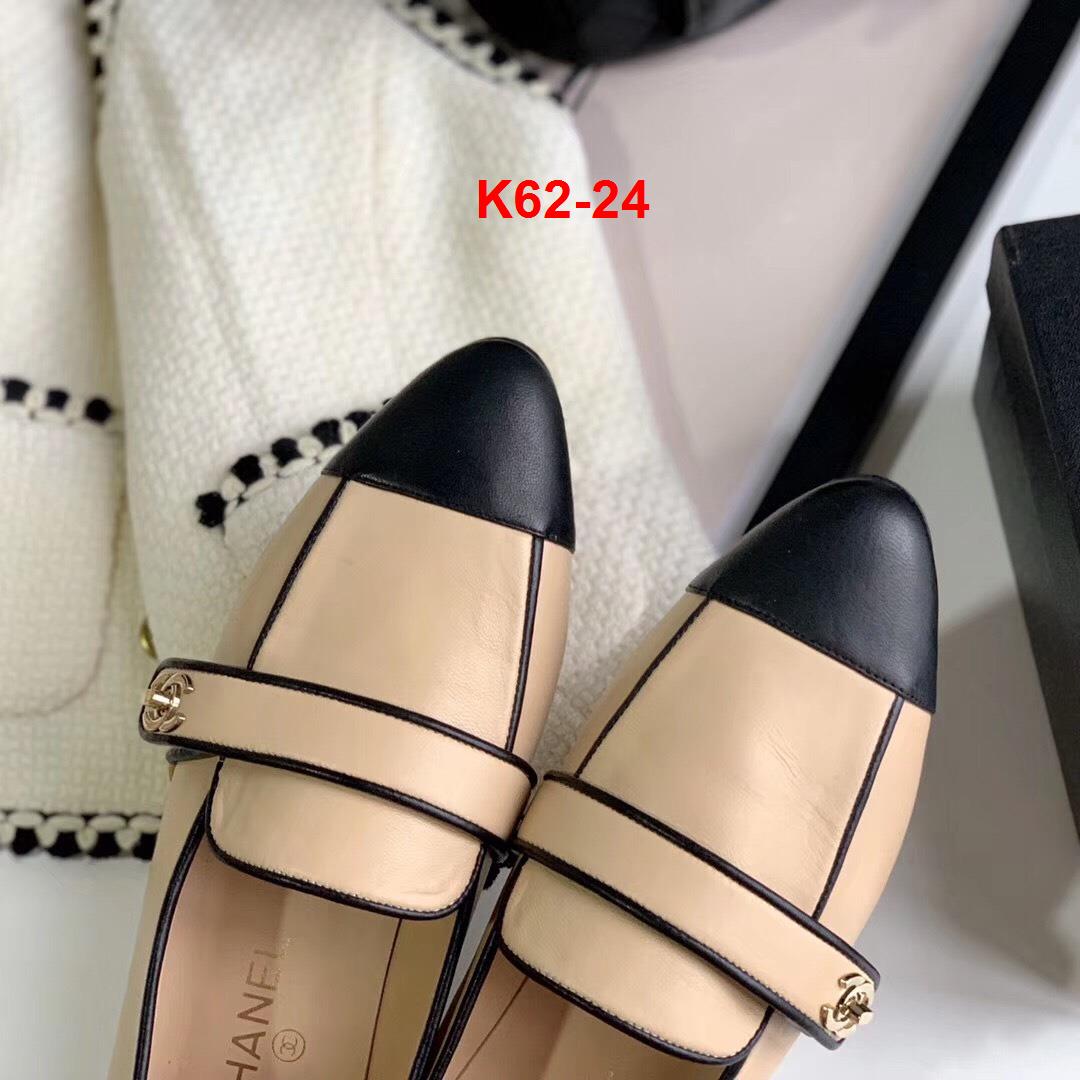 K62-24 Chanel giày lười bệt siêu cấp