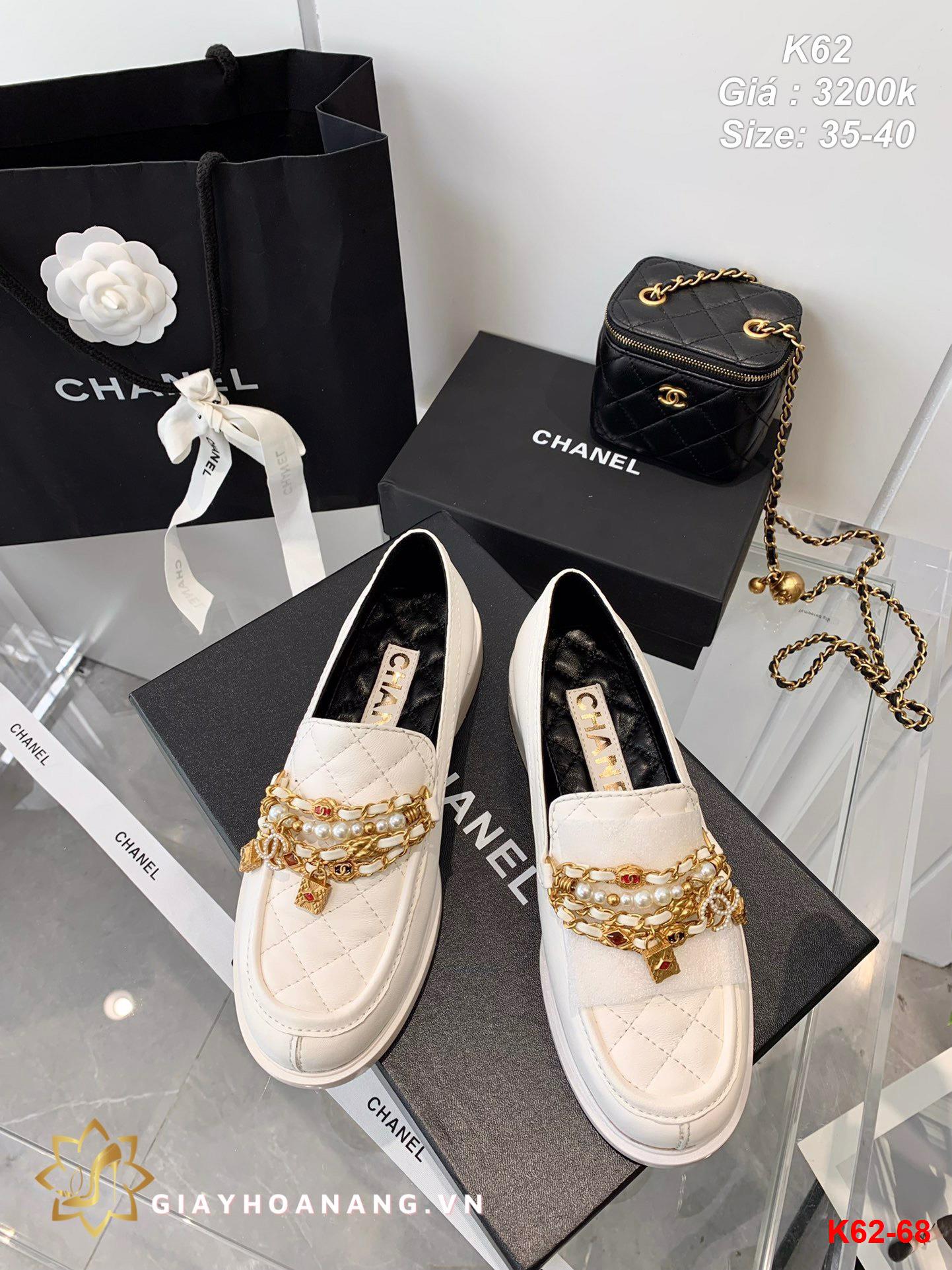 K62-68 Chanel giày lười siêu cấp