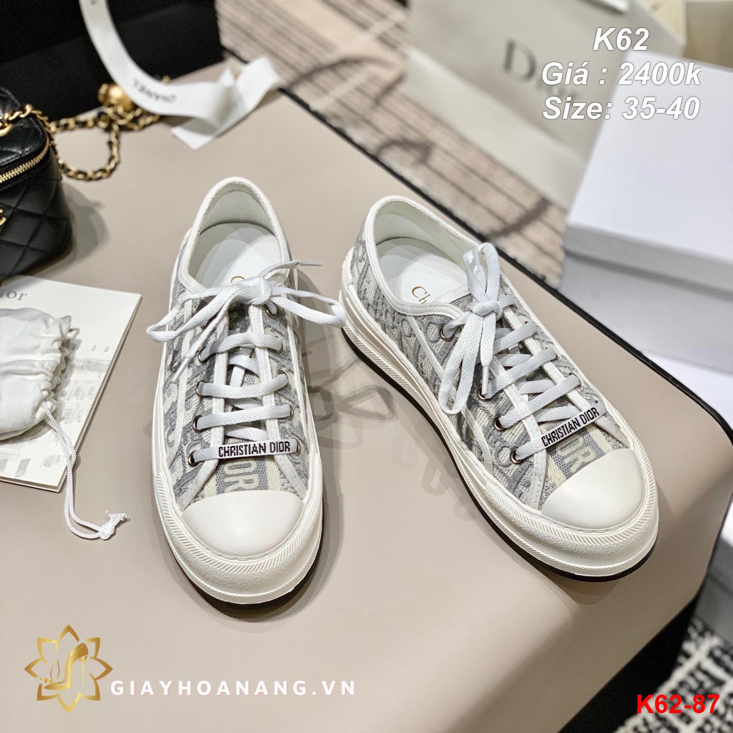 K62-87 Dior giày thể thao siêu cấp