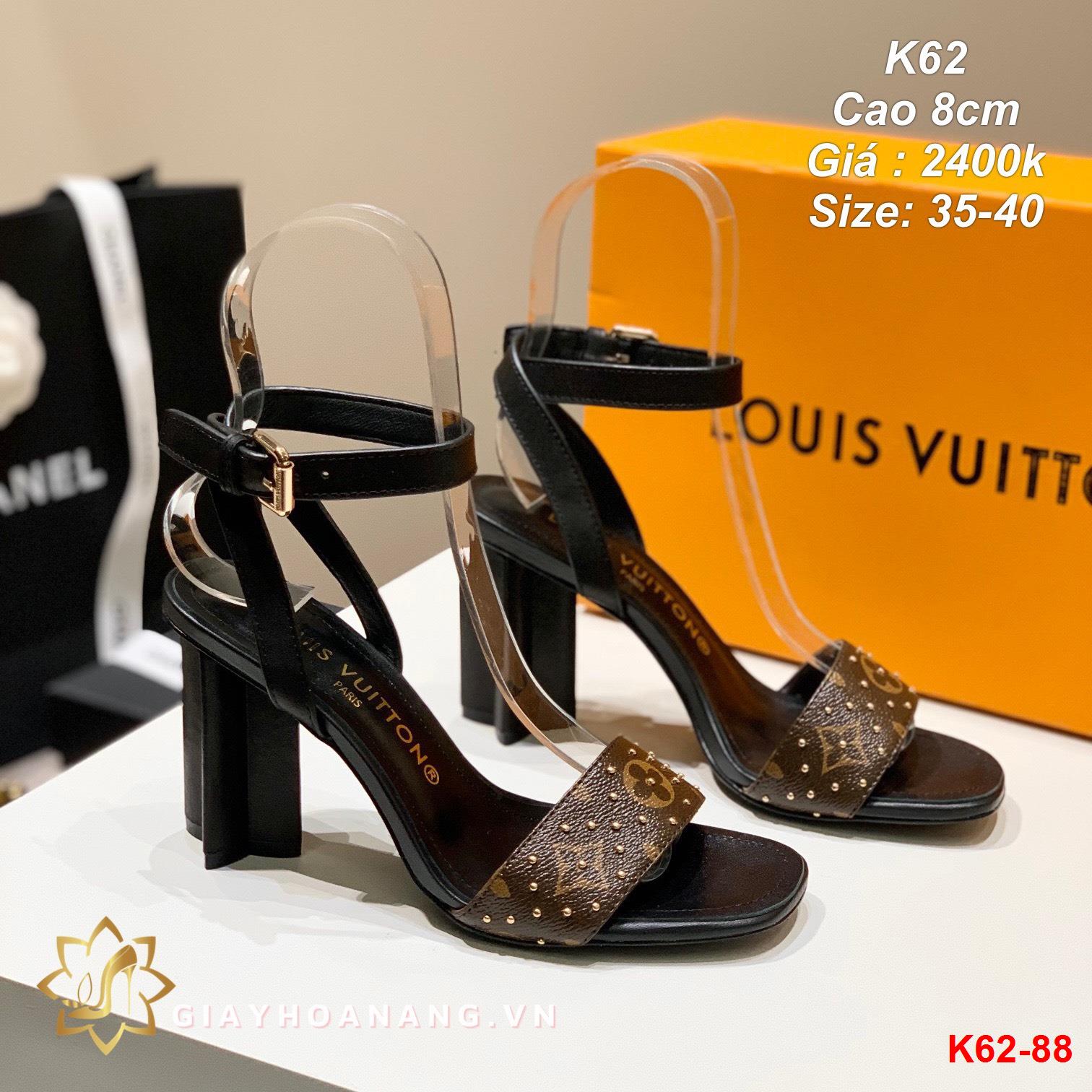 K62-88 Louis Vuitton sandal cao 8cm siêu cấp
