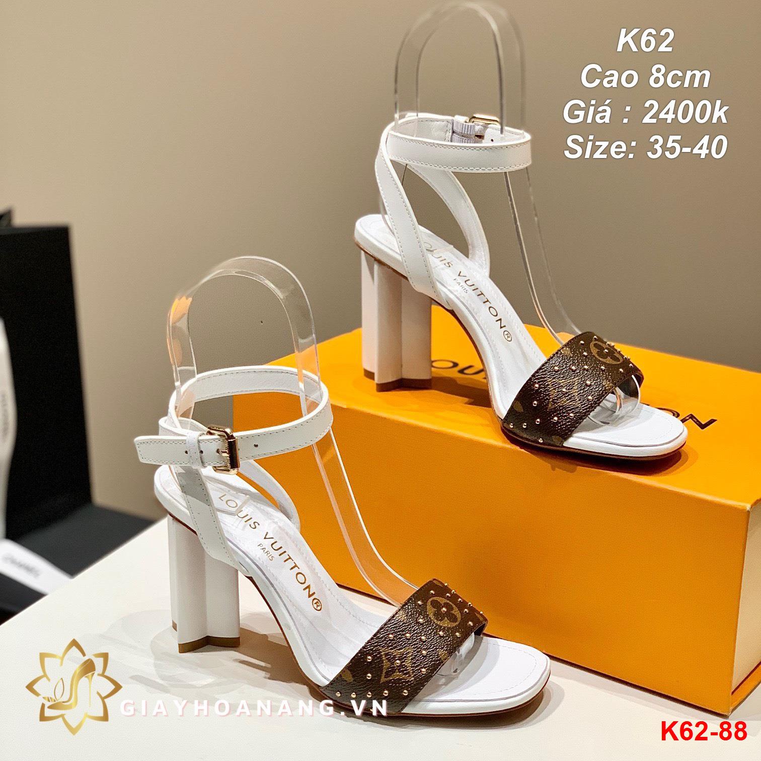 K62-88 Louis Vuitton sandal cao 8cm siêu cấp