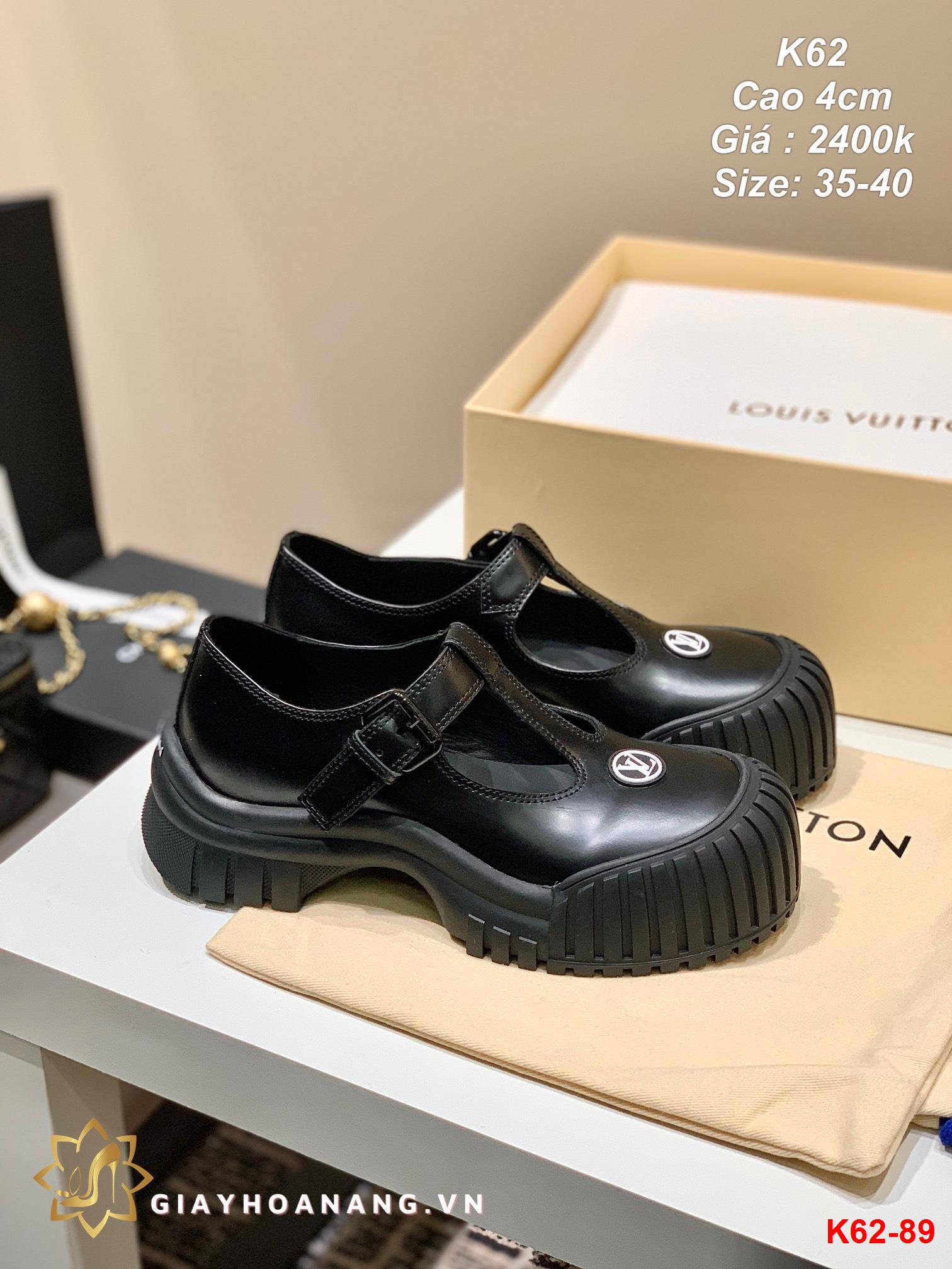 K62-89 Louis Vuitton giày cao 4cm siêu cấp