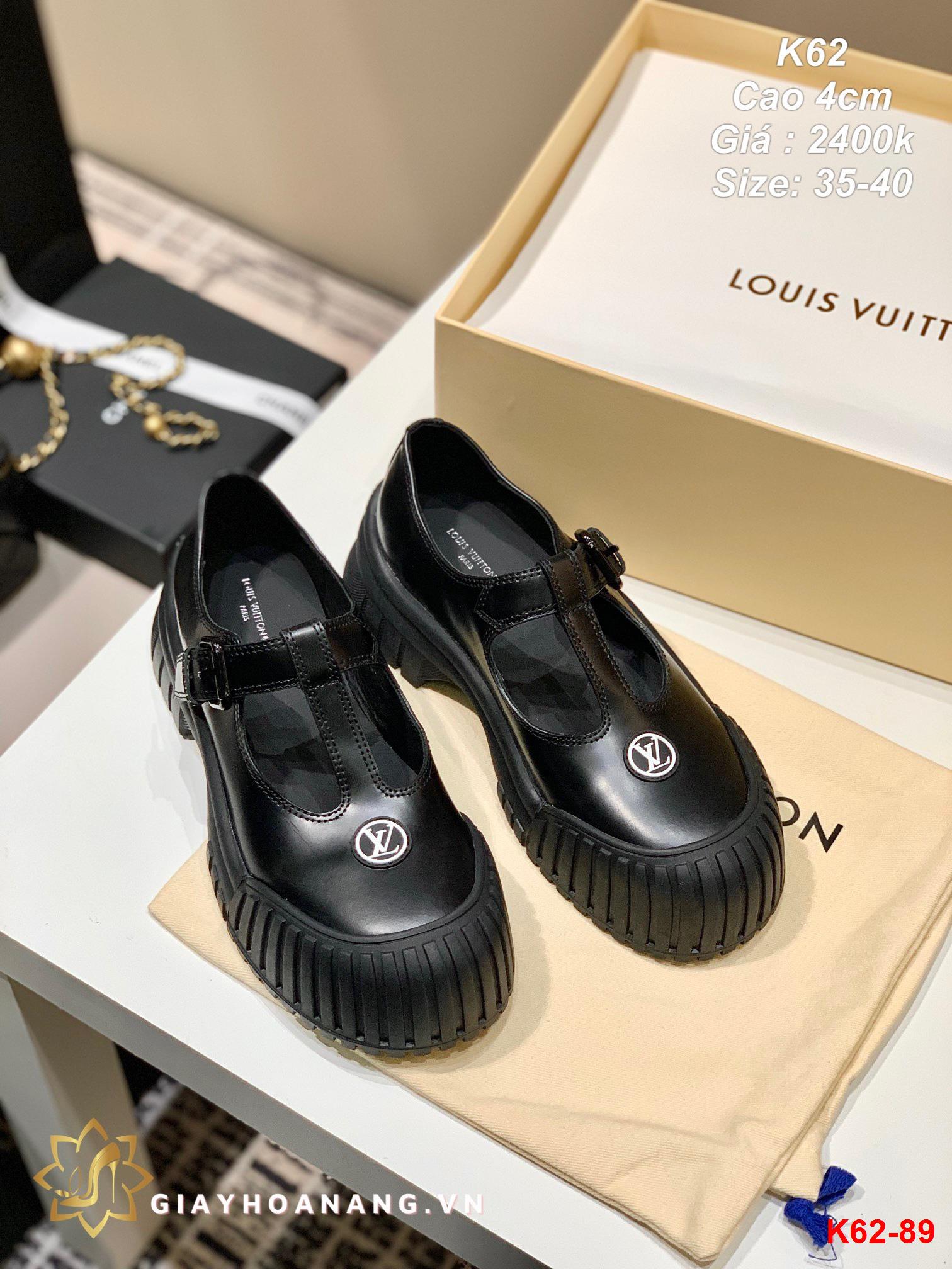 K62-89 Louis Vuitton giày cao 4cm siêu cấp