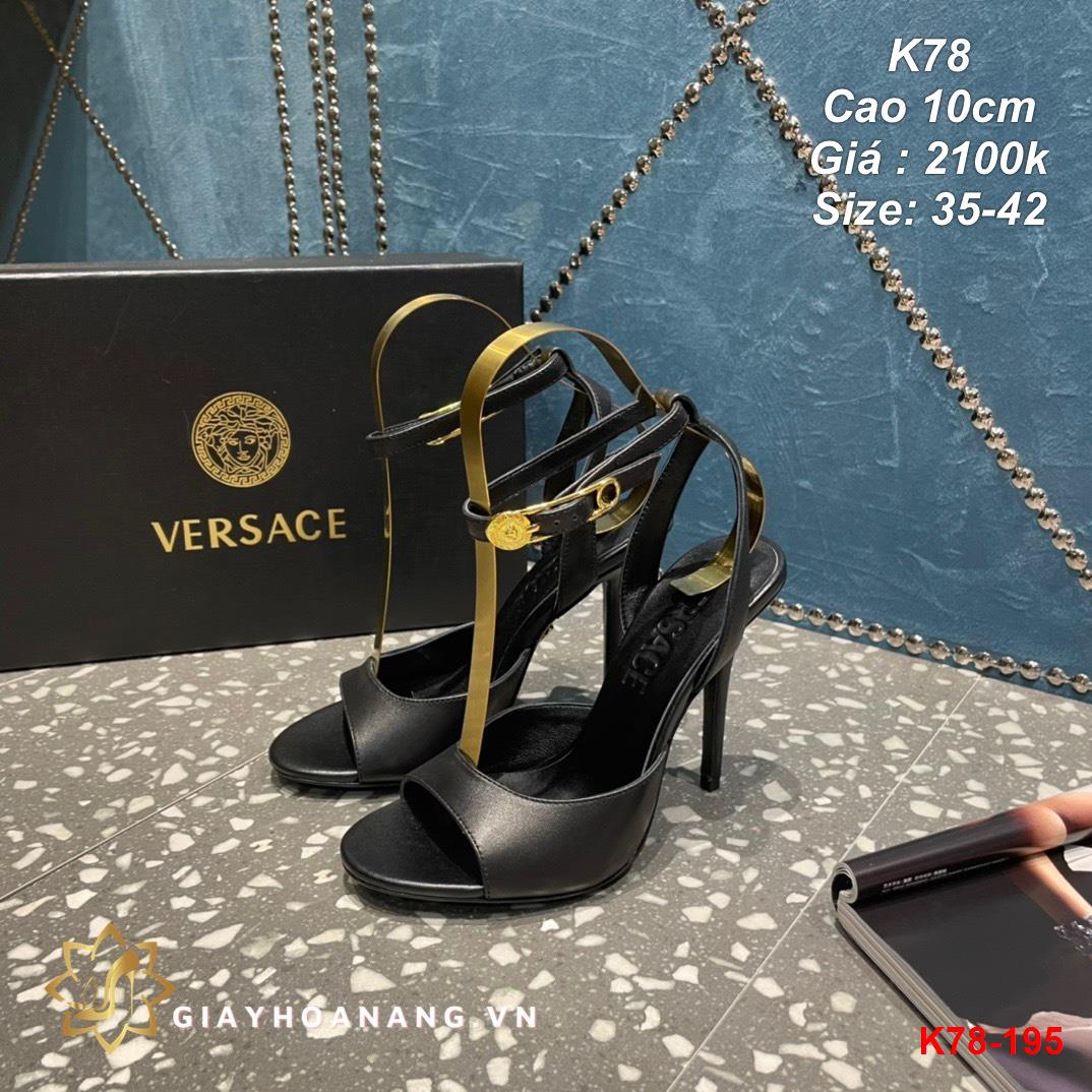 K78-195 Versace sandal cao 10cm siêu cấp