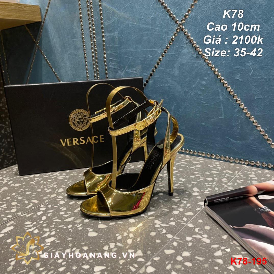 K78-195 Versace sandal cao 10cm siêu cấp