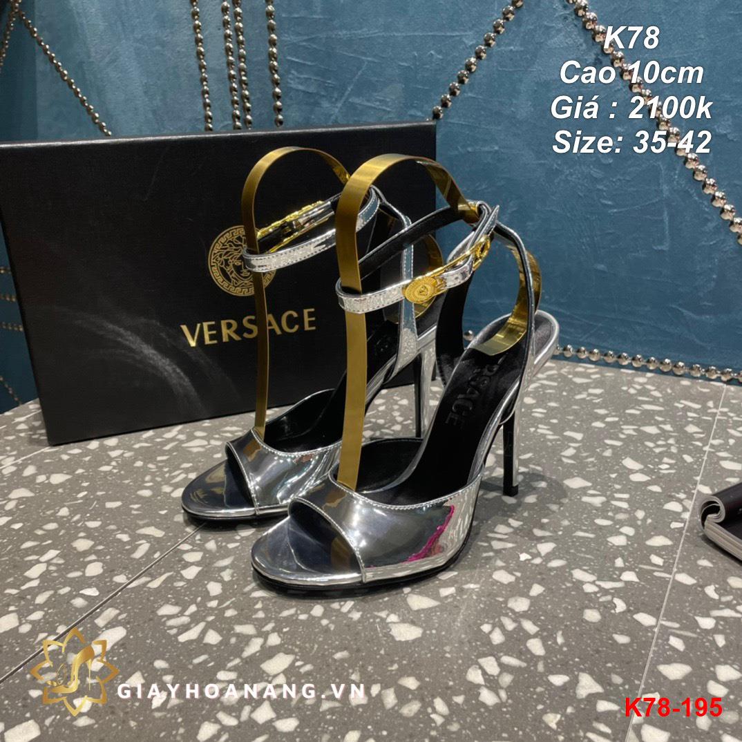 K78-195 Versace sandal cao 10cm siêu cấp