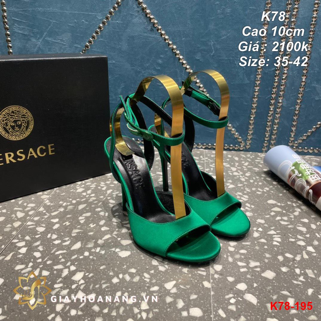 K78-195 Versace sandal cao 10cm siêu cấp