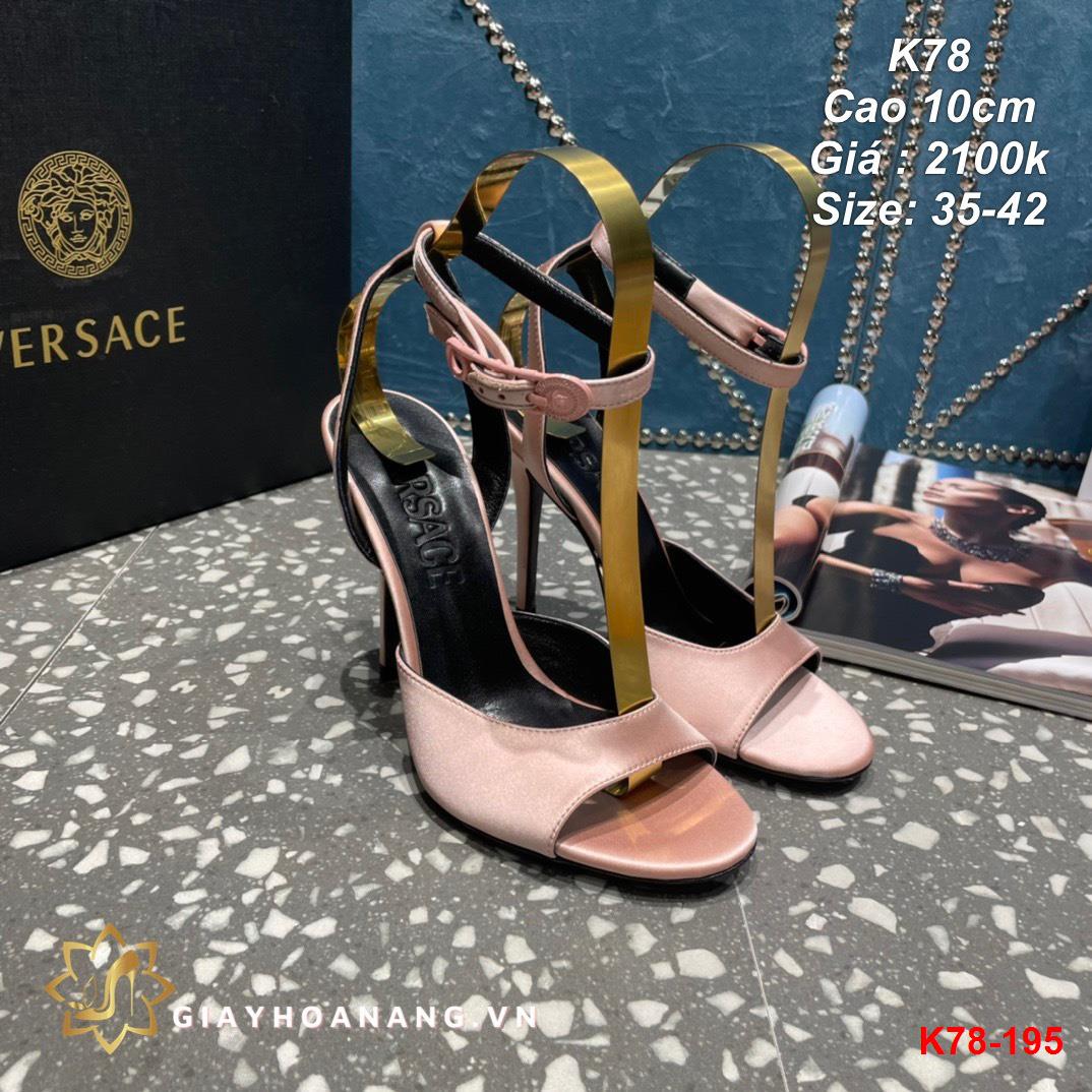 K78-195 Versace sandal cao 10cm siêu cấp