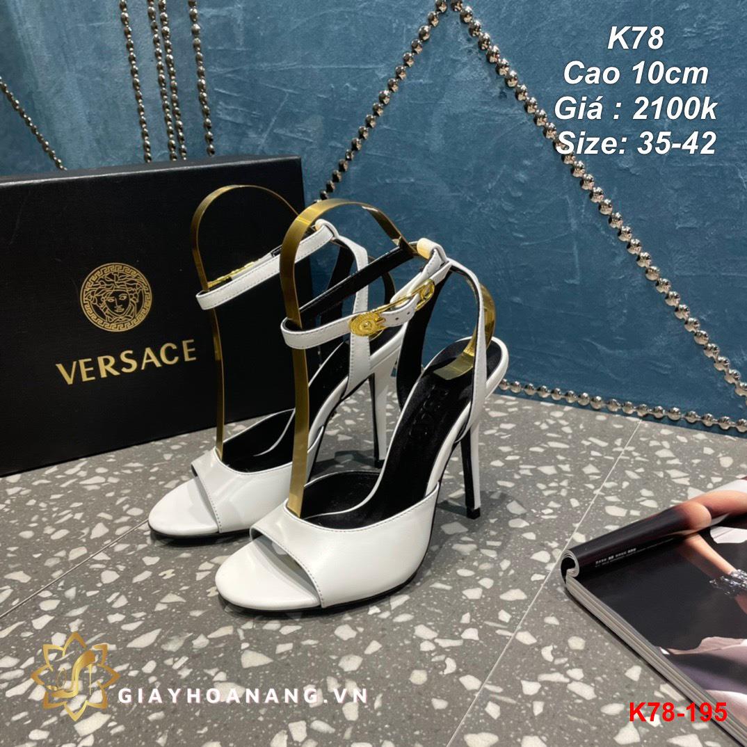 K78-195 Versace sandal cao 10cm siêu cấp