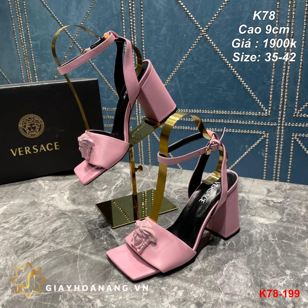 K78-199 Versace sandal cao 9cm siêu cấp