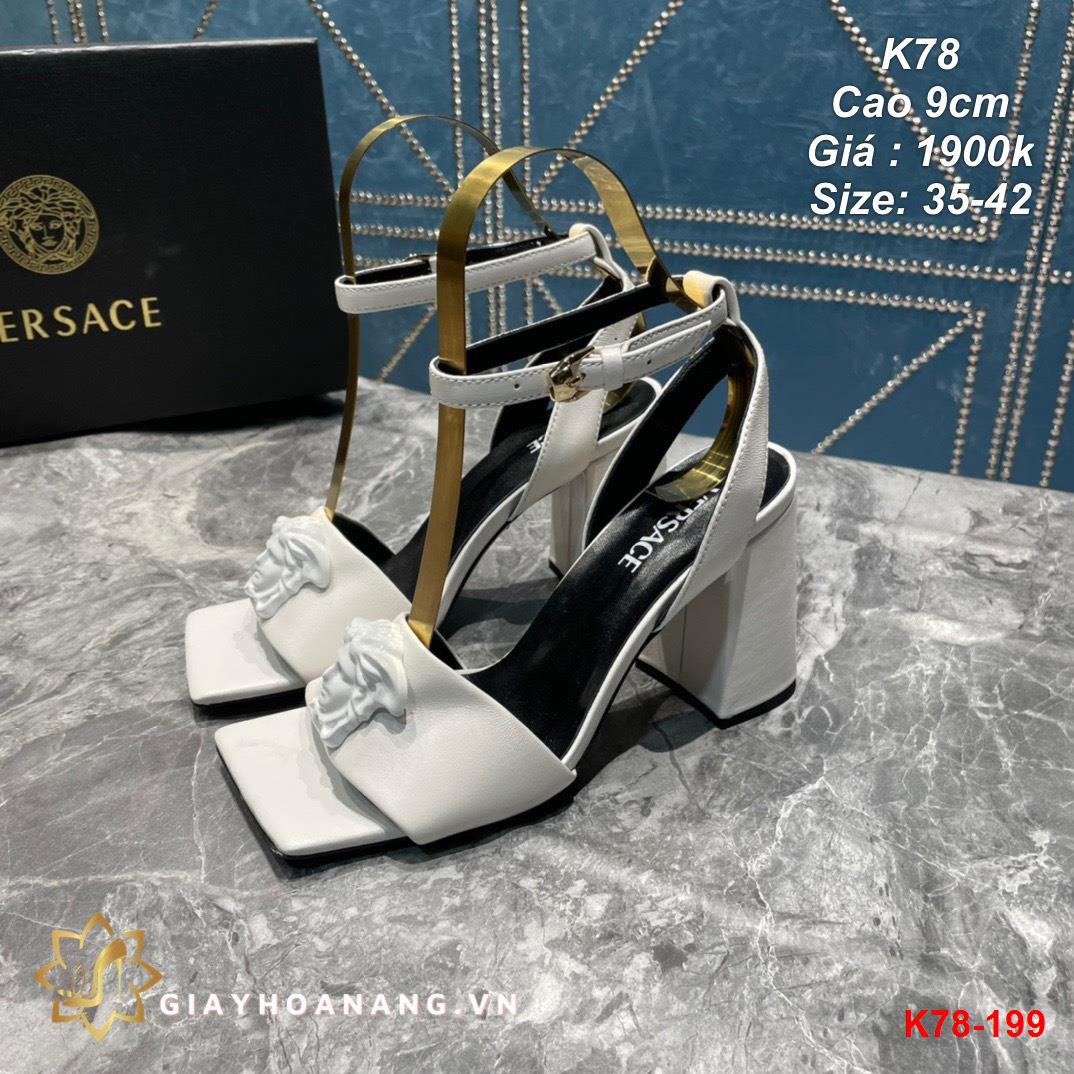 K78-199 Versace sandal cao 9cm siêu cấp