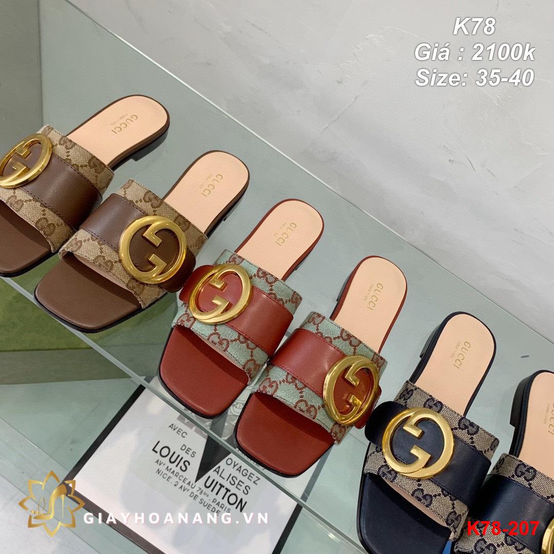 K78-207 Gucci dép siêu cấp