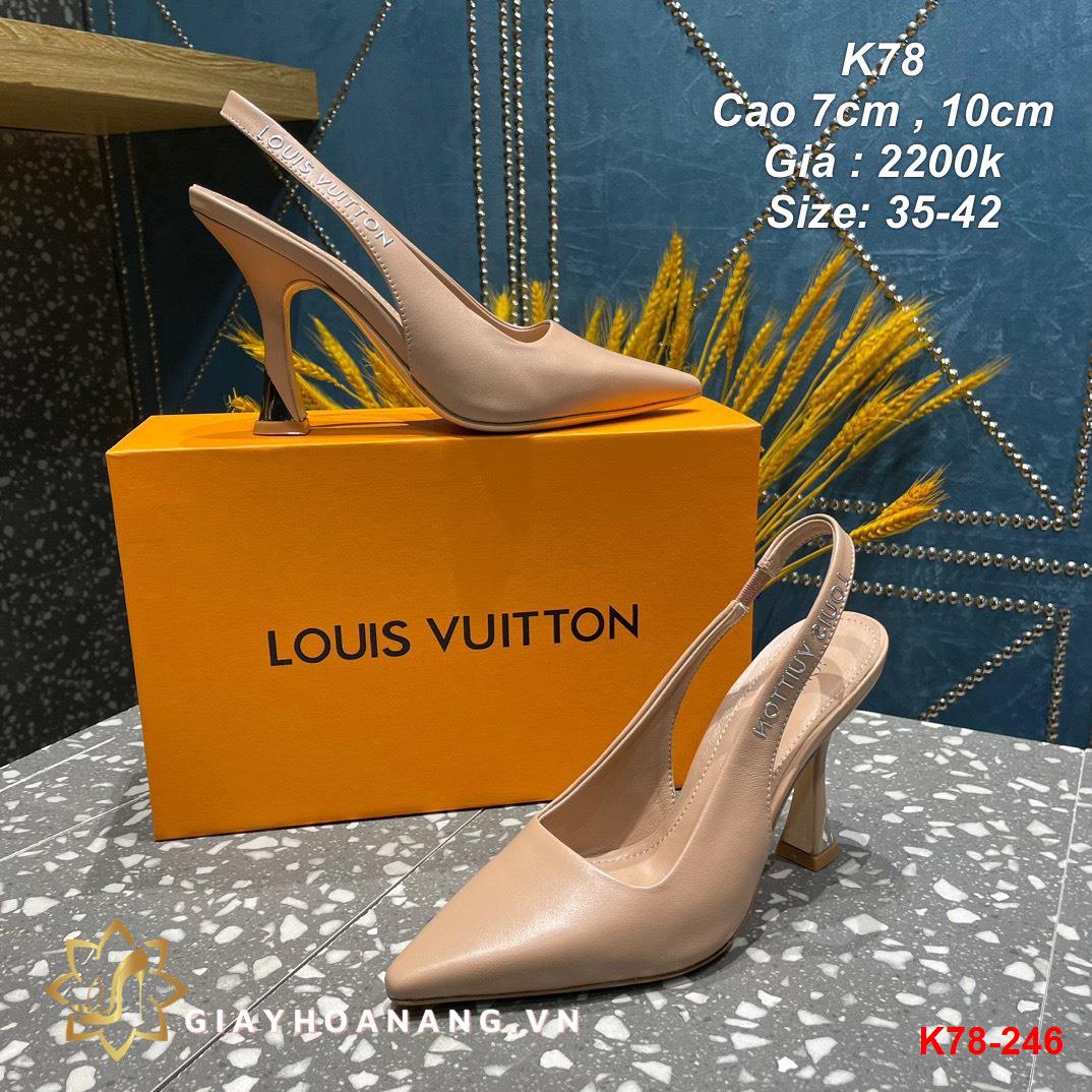 K78-246 Louis Vuitton sandal cao 7cm siêu cấp