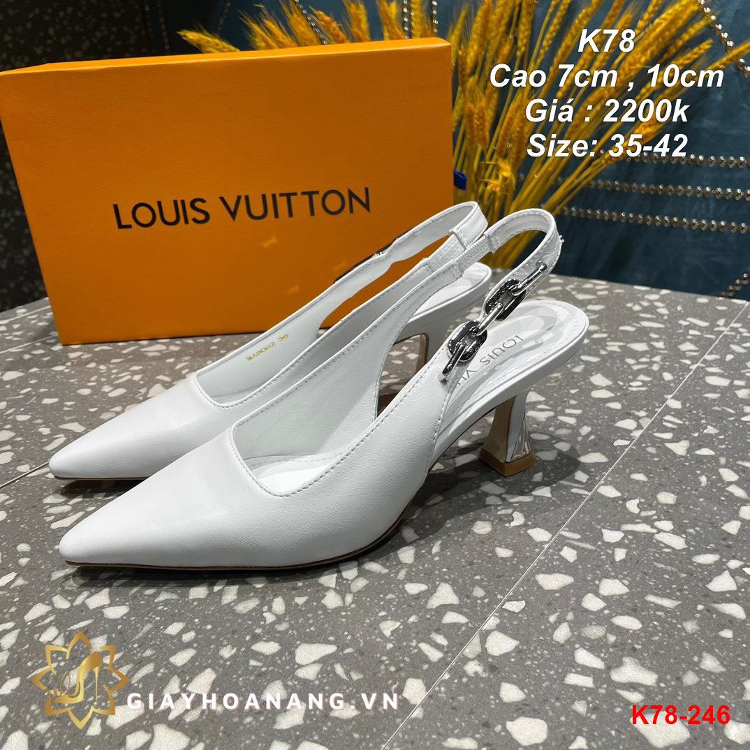 K78-246 Louis Vuitton sandal cao 7cm siêu cấp