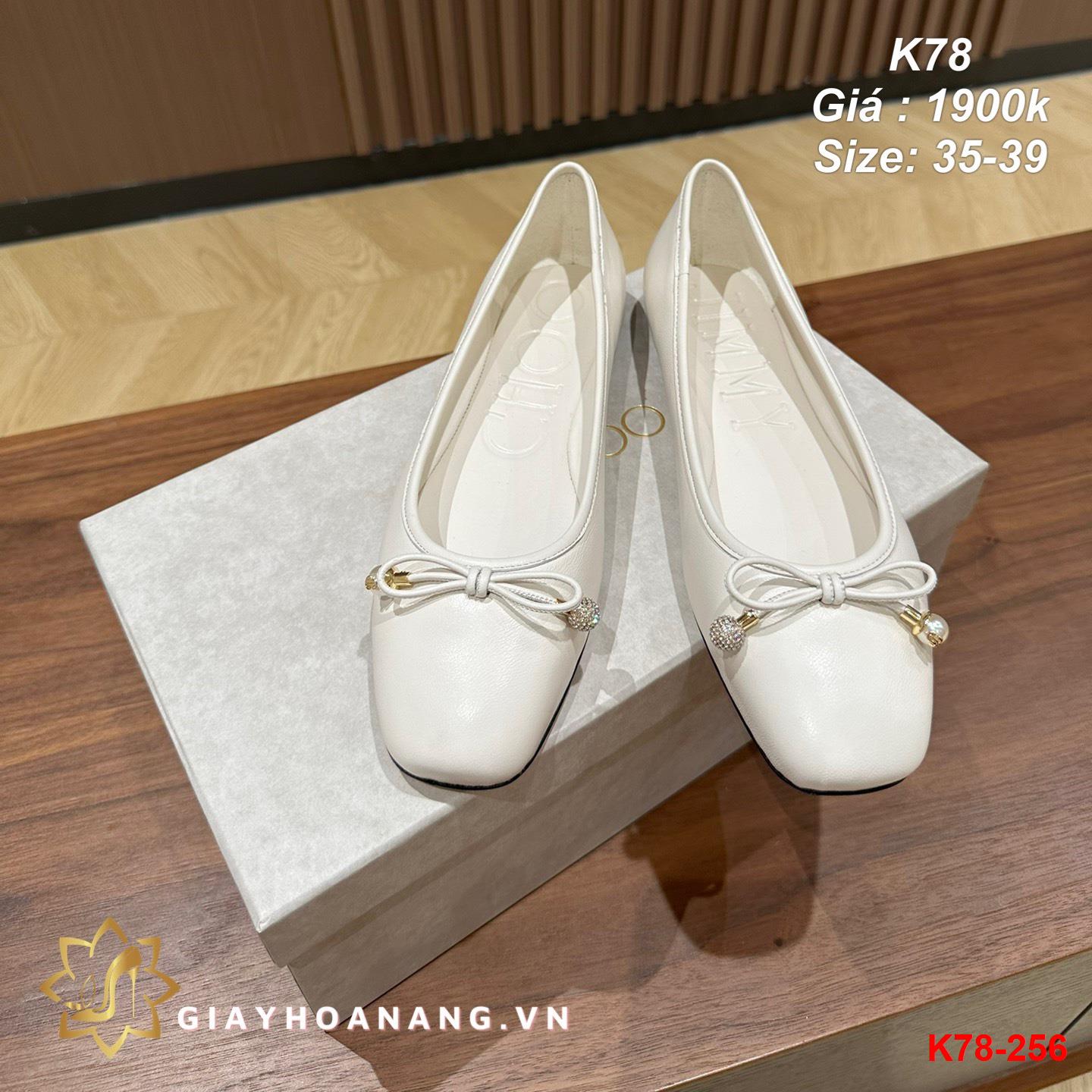 K78-256 Jimmy Choo giày bệt siêu cấp