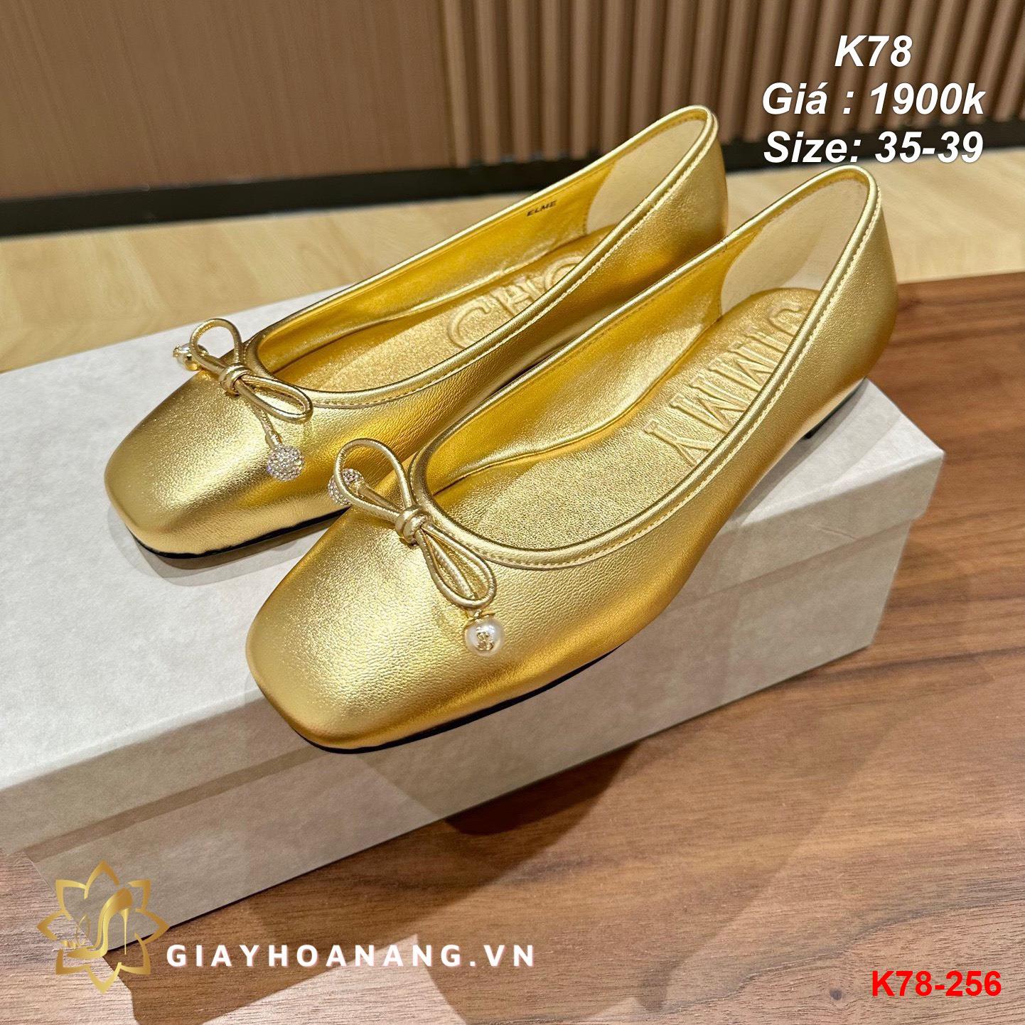 K78-256 Jimmy Choo giày bệt siêu cấp