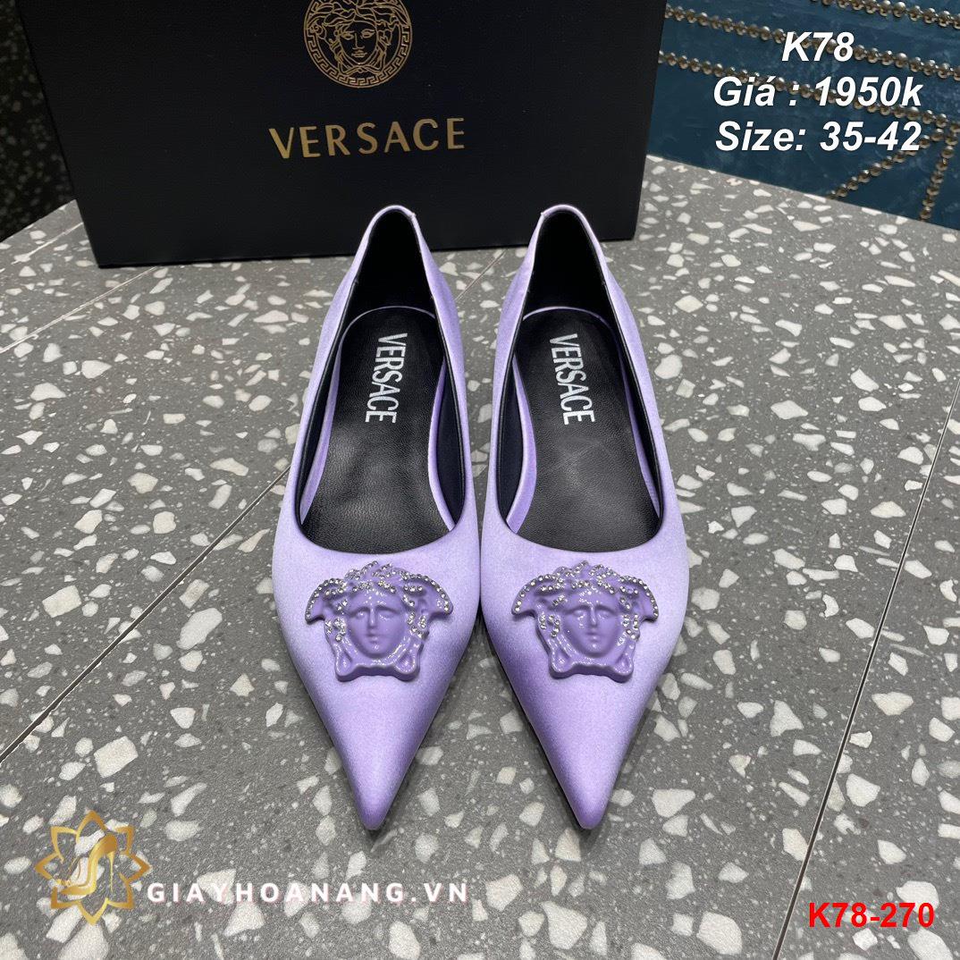 K78-270 Versace giày bệt siêu cấp