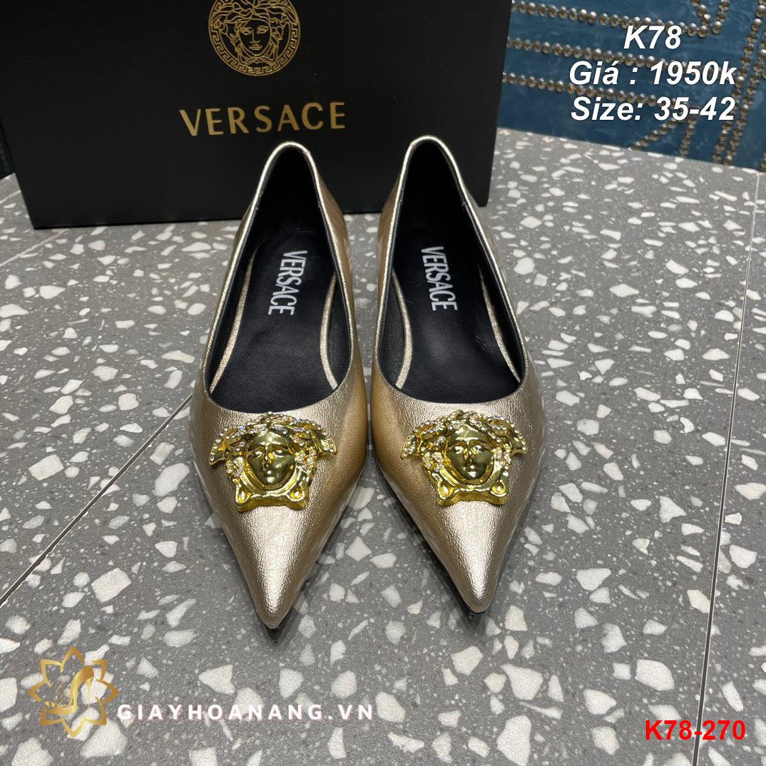 K78-270 Versace giày bệt siêu cấp