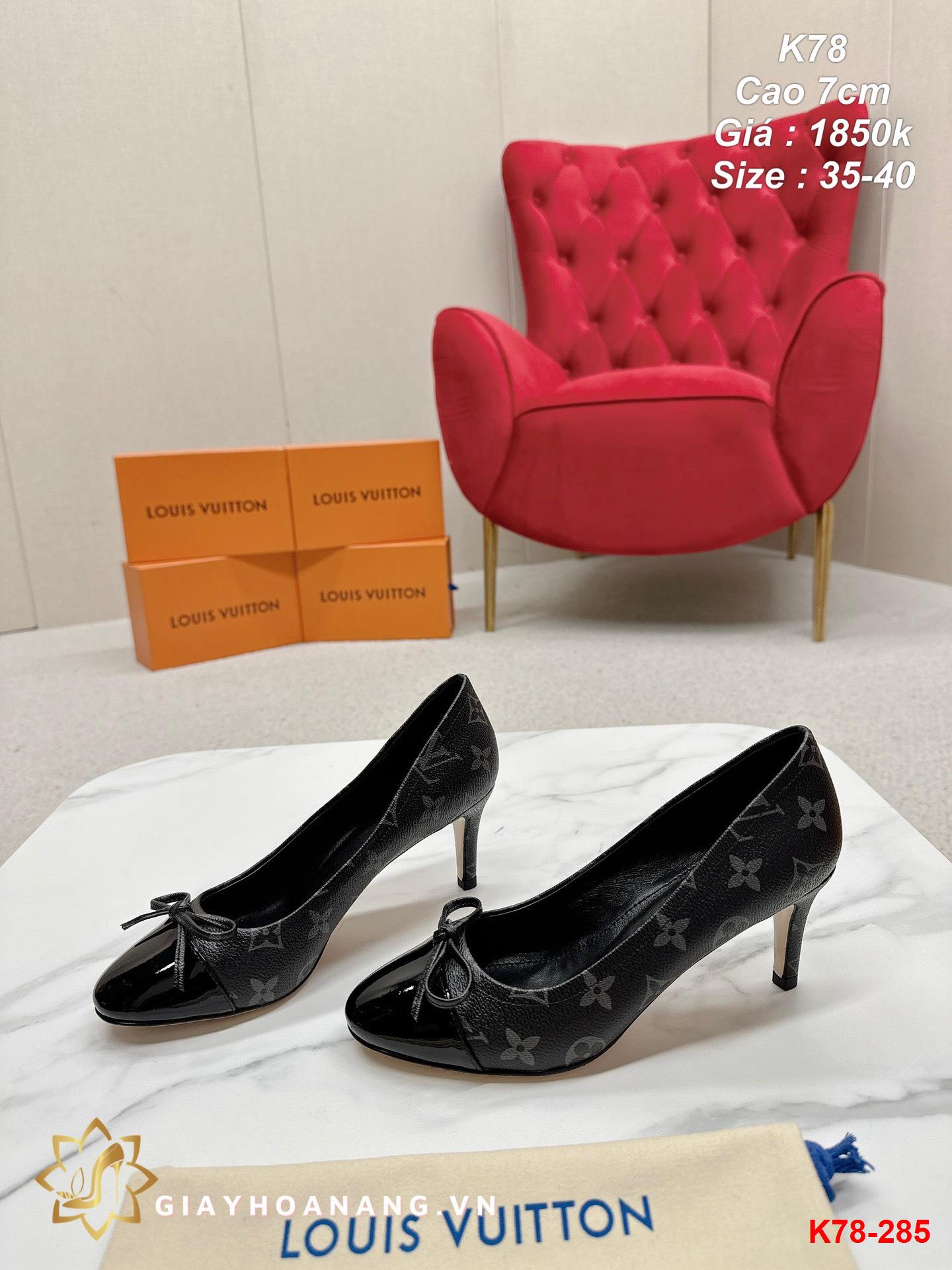 K78-285 Louis Vuitton giày cao 7cm siêu cấp