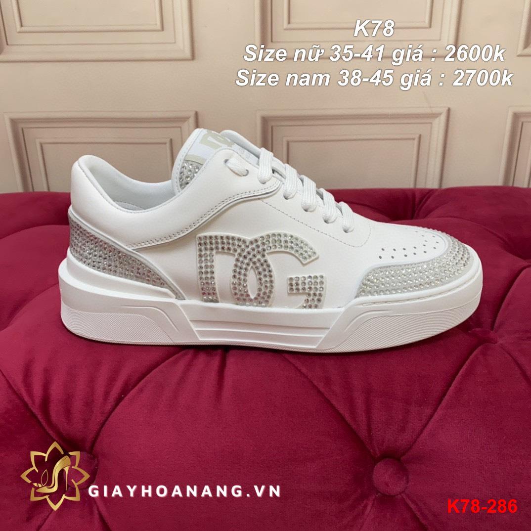 K78-286 Dolce & Gabbana giày thể thao siêu cấp