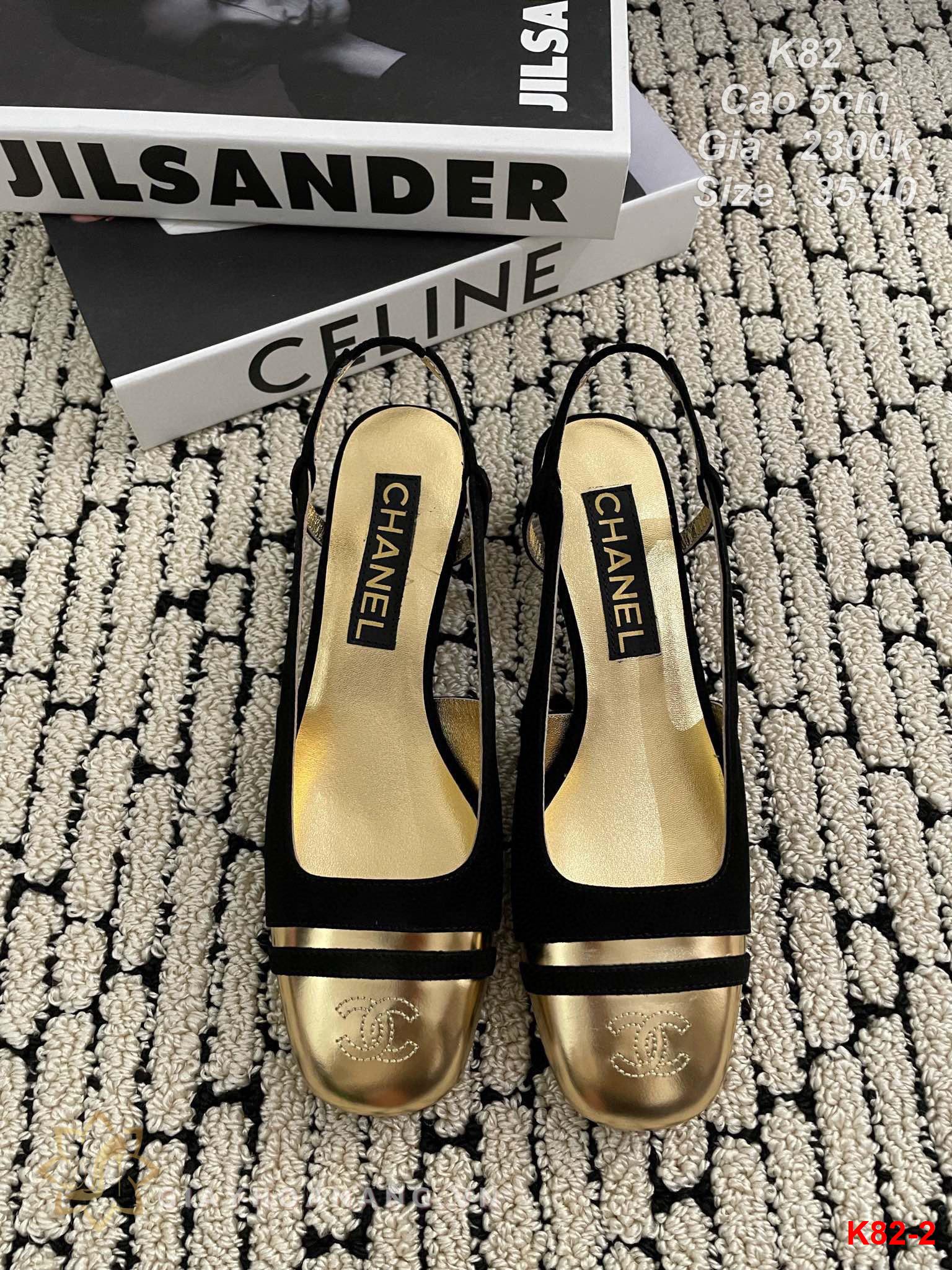 K82-2 Chanel sandal cao 5cm siêu cấp