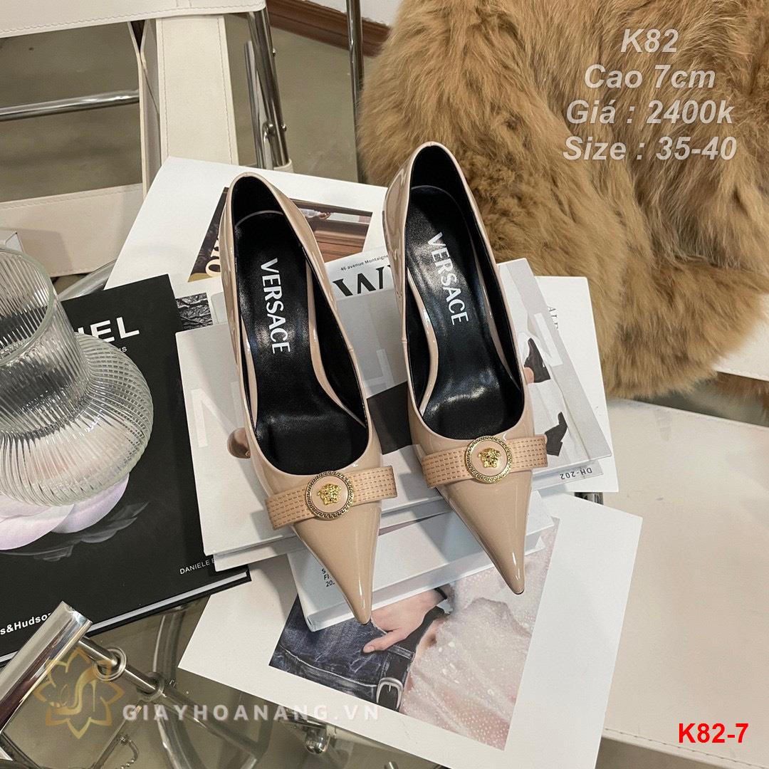 K82-7 Versace giày cao 7cm siêu cấp