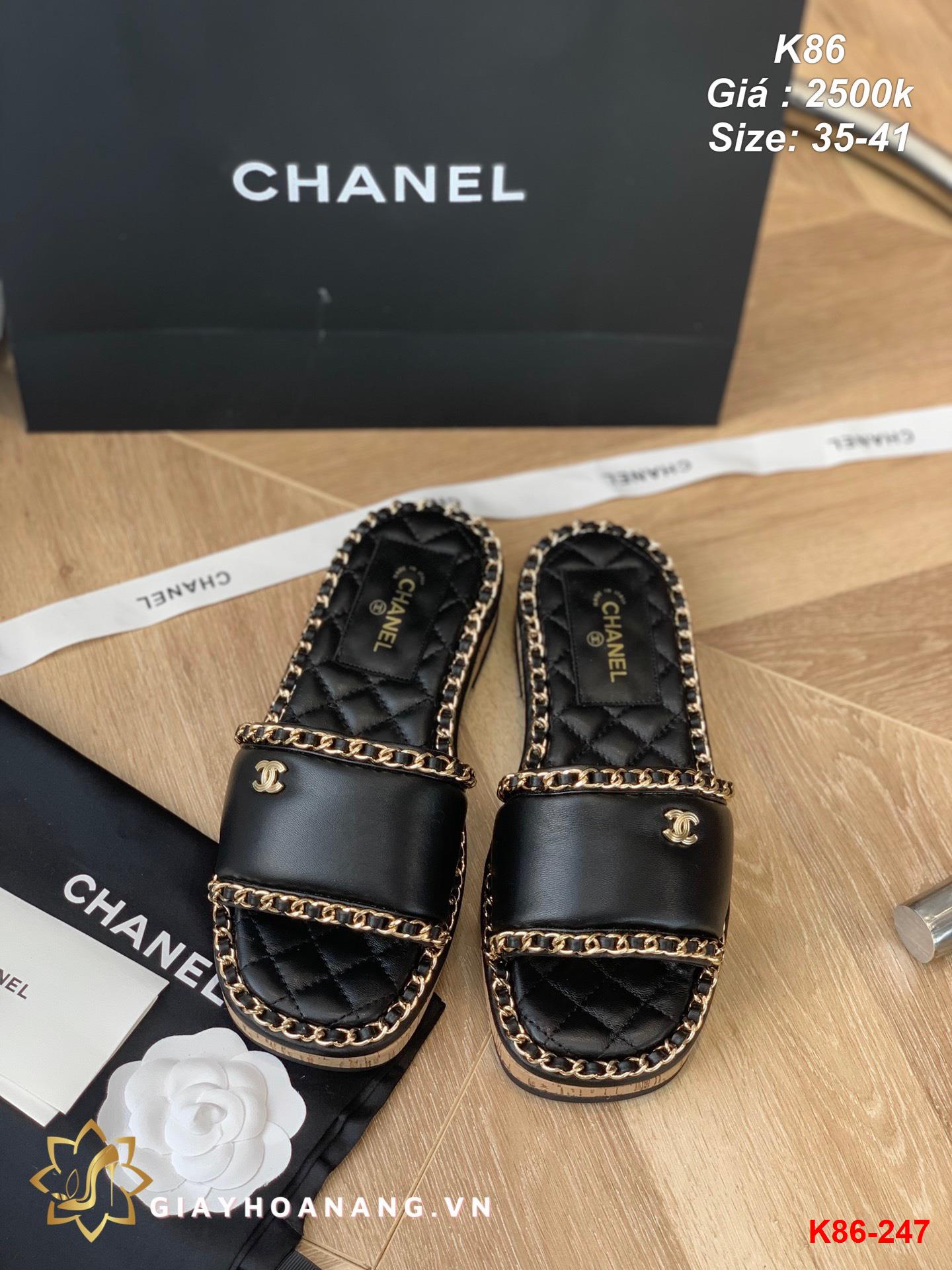 K86-247 Chanel dép siêu cấp