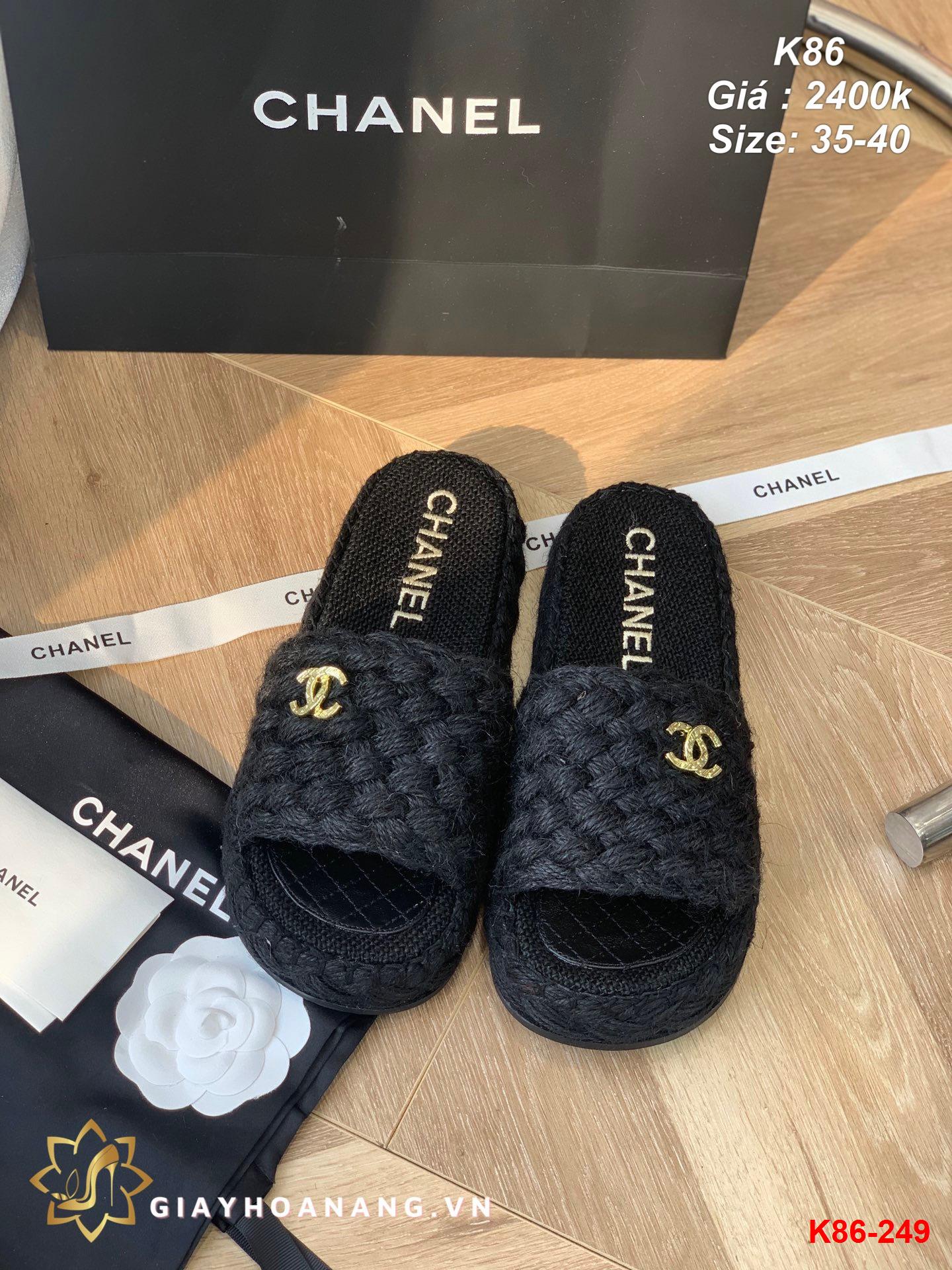 K86-249 Chanel dép siêu cấp