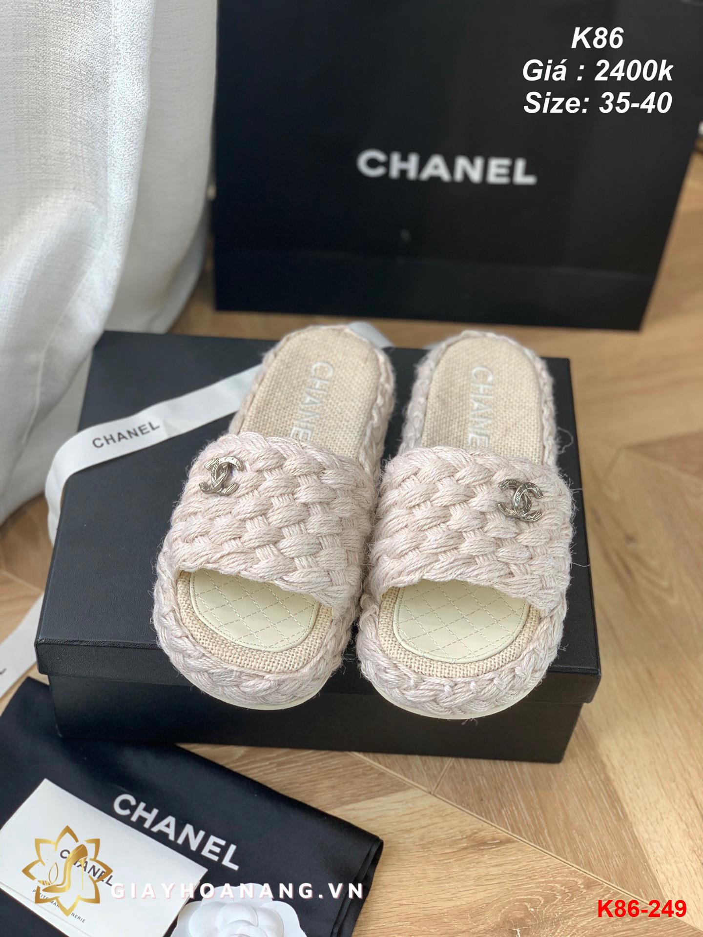 K86-249 Chanel dép siêu cấp